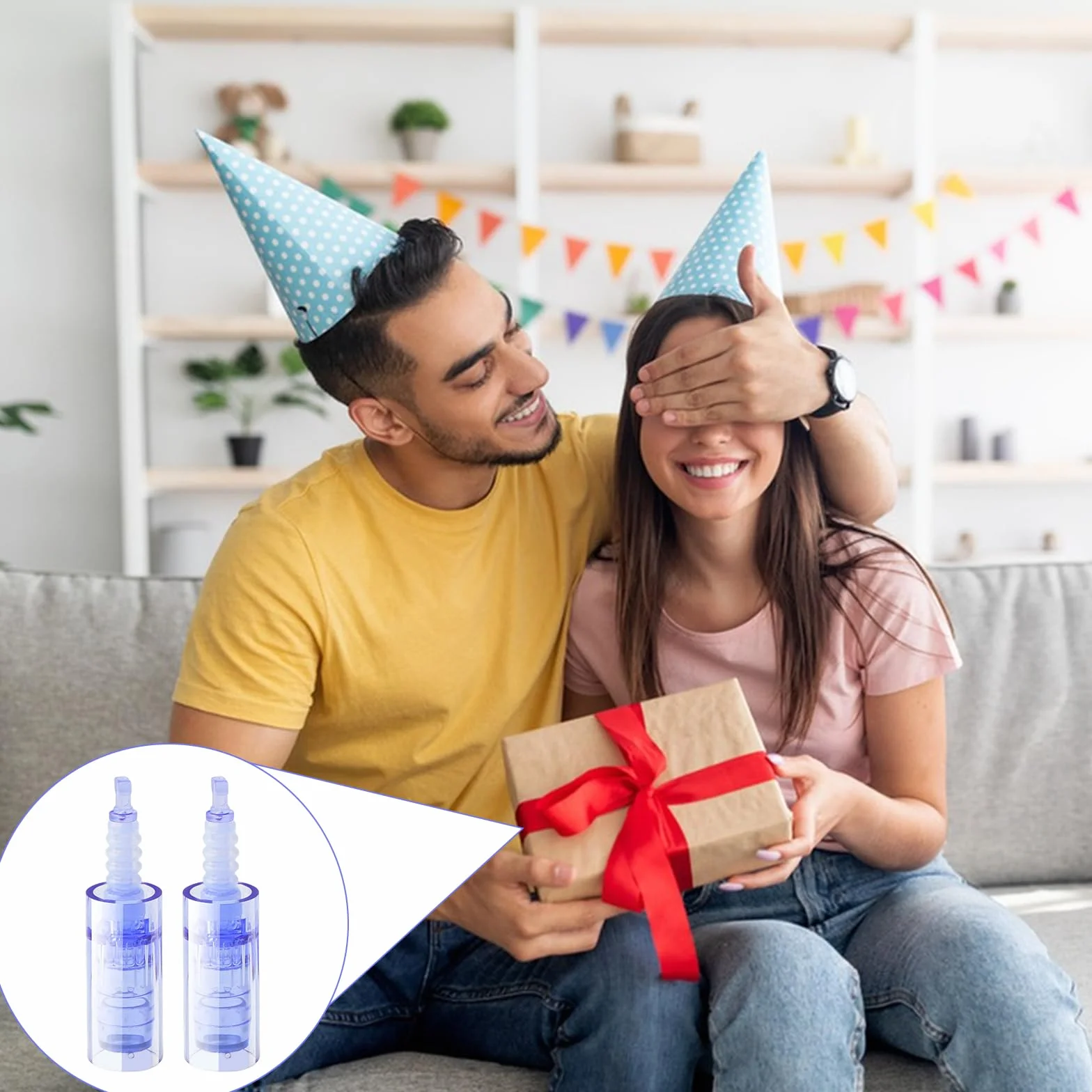 Agujas Dermapen 36 Puntas Microneedling Cartuchos Repuesto Antienvejecimiento Rejuvenecimiento Piel