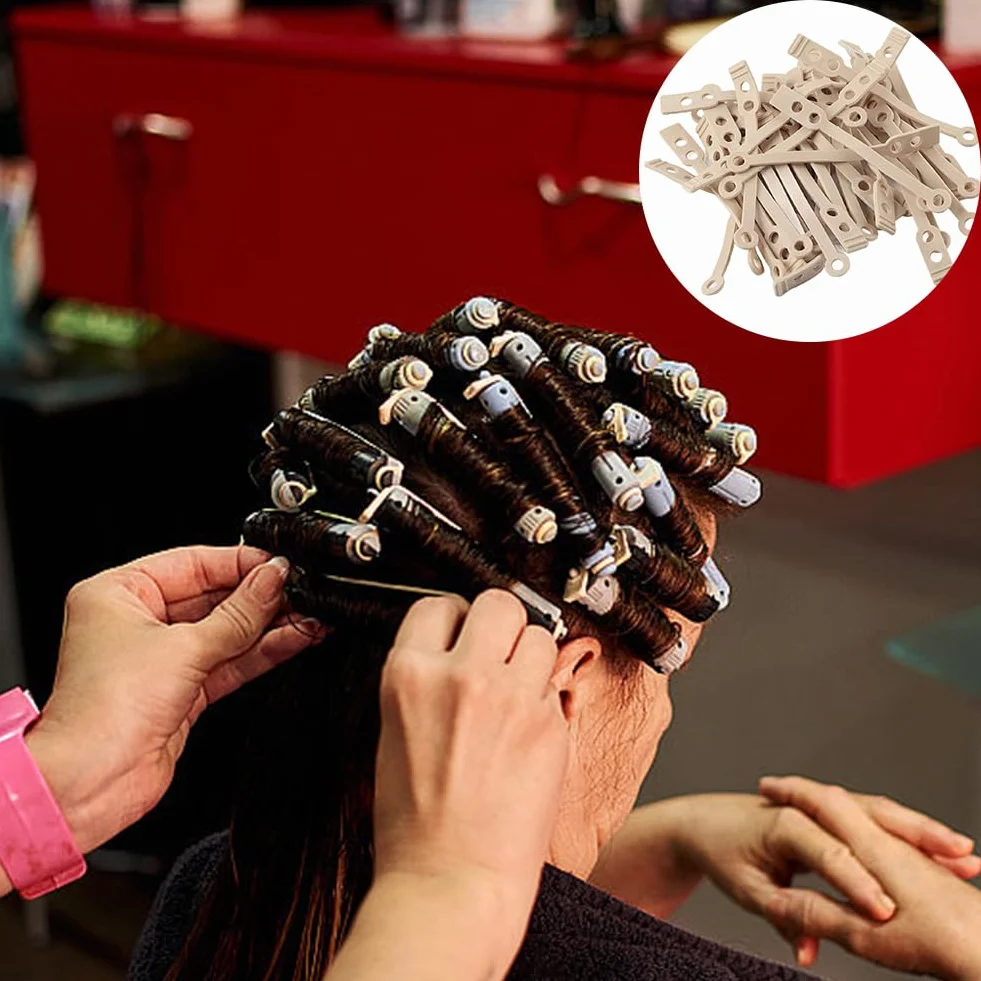 Kiuiom 50 PCS Rulos Para Permanente Set De Varillas Rizar El Cabello Herramienta De Peluquería