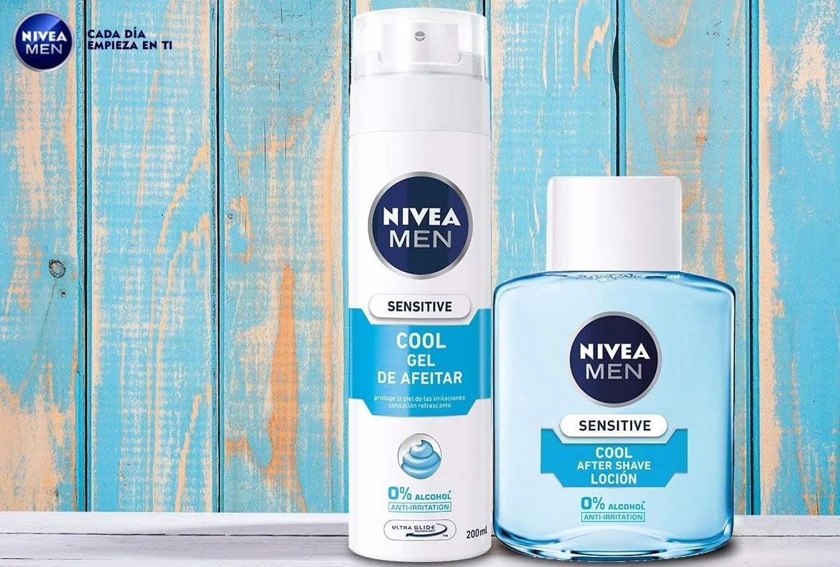 NIVEA MEN Sensitive Cool Loción After Shave 100 ml 0% Alcohol
