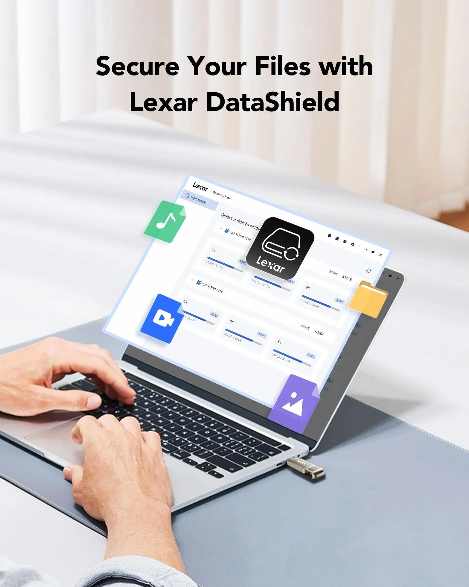 Lexar D40E Unidad Flash Dual USB Tipo-C 64GB USB 3.2 Gen 1 Carcasa de Metal Plateado