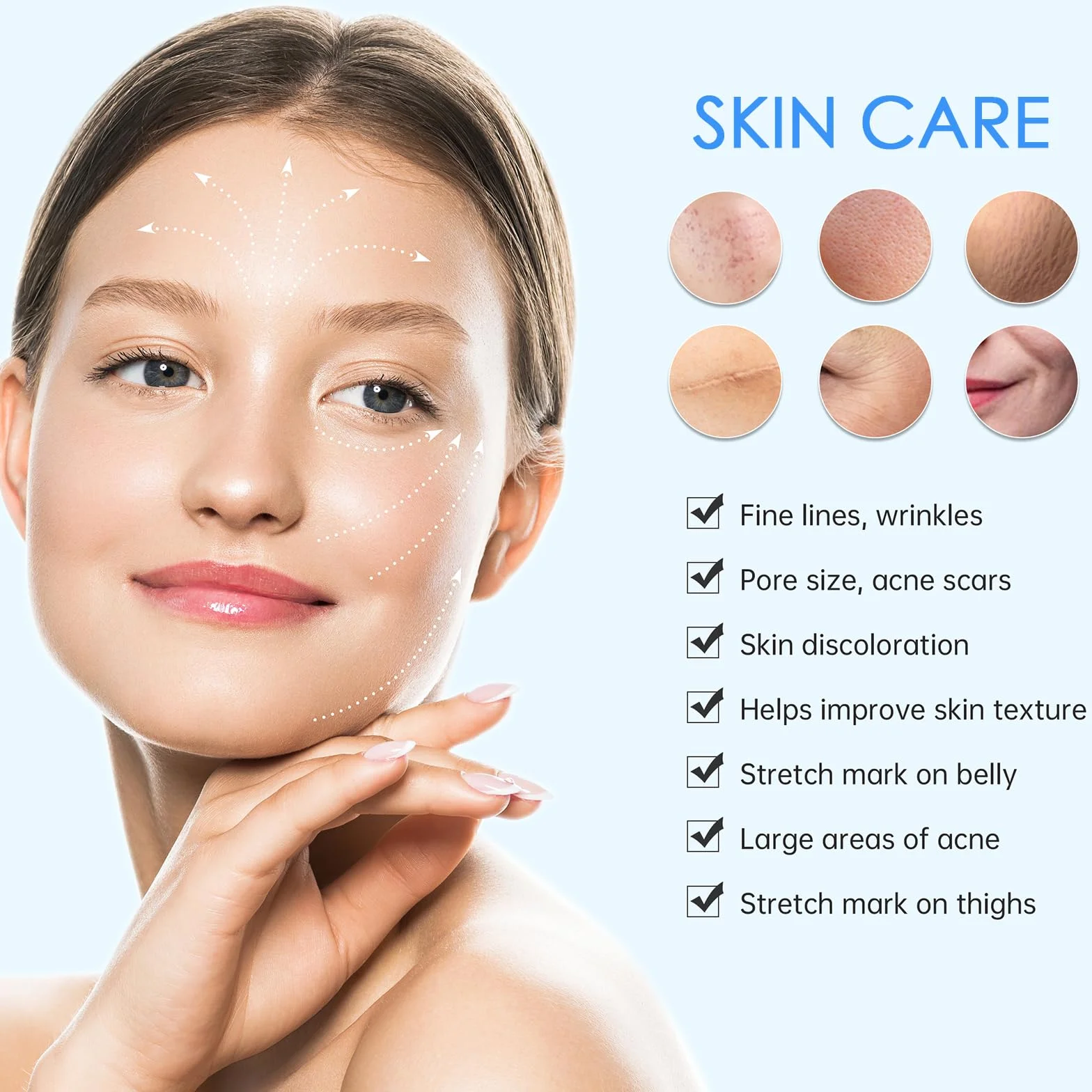 Cartuchos Originales de Microneedling Bio Pen Q2, 25 Pin 10 Piezas