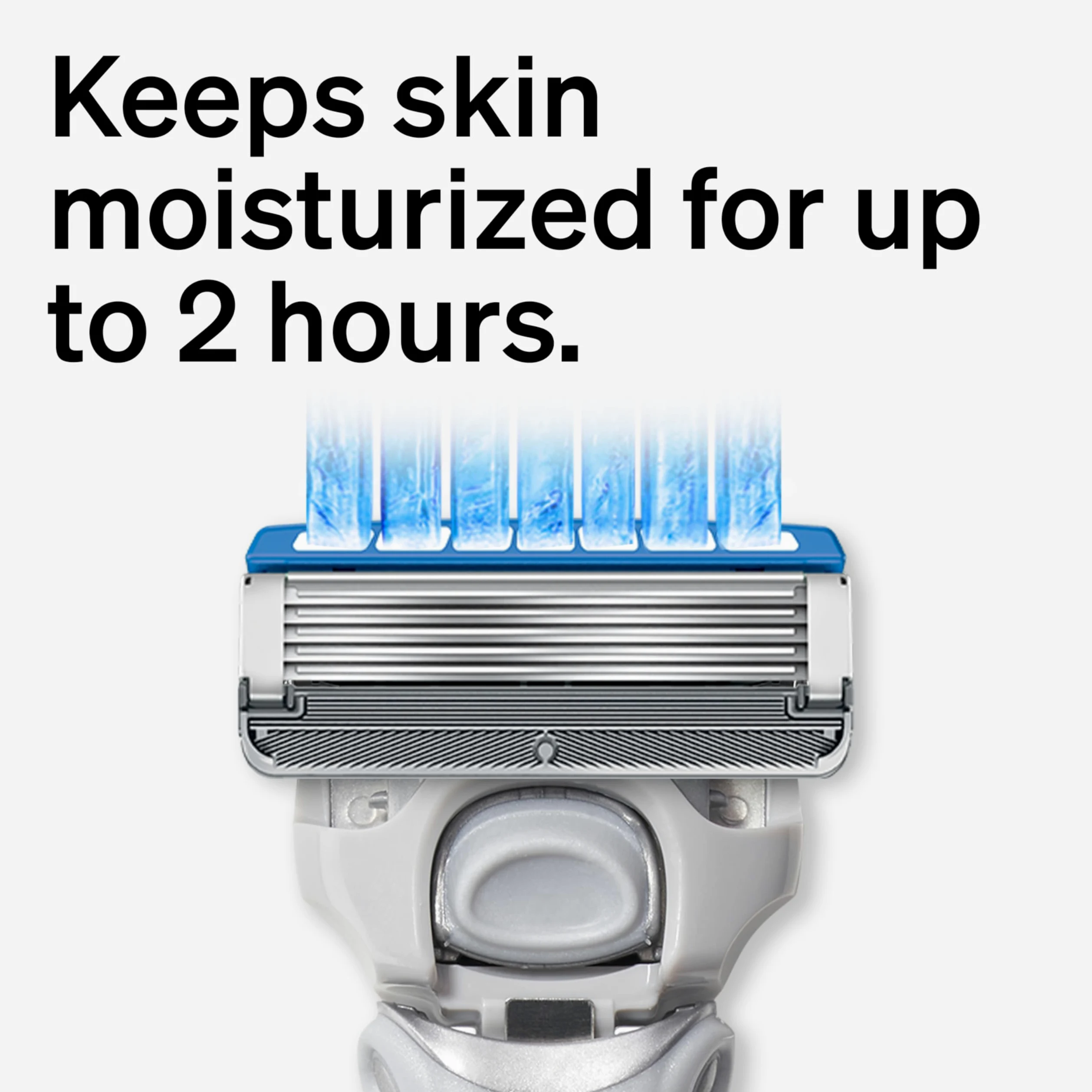 Schick Hydro Sense Hydrate - Recambios para cuchilla de afeitar con protectores de piel, incluye 8 recambios de cuchillas de afeitar