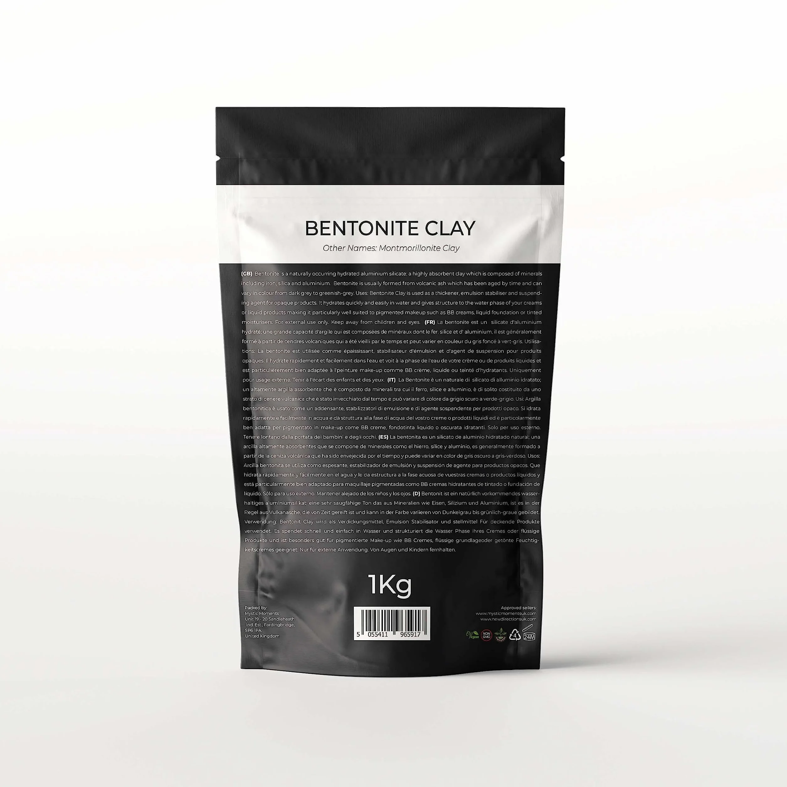Mystic Moments Bentonita Arcilla 1kg