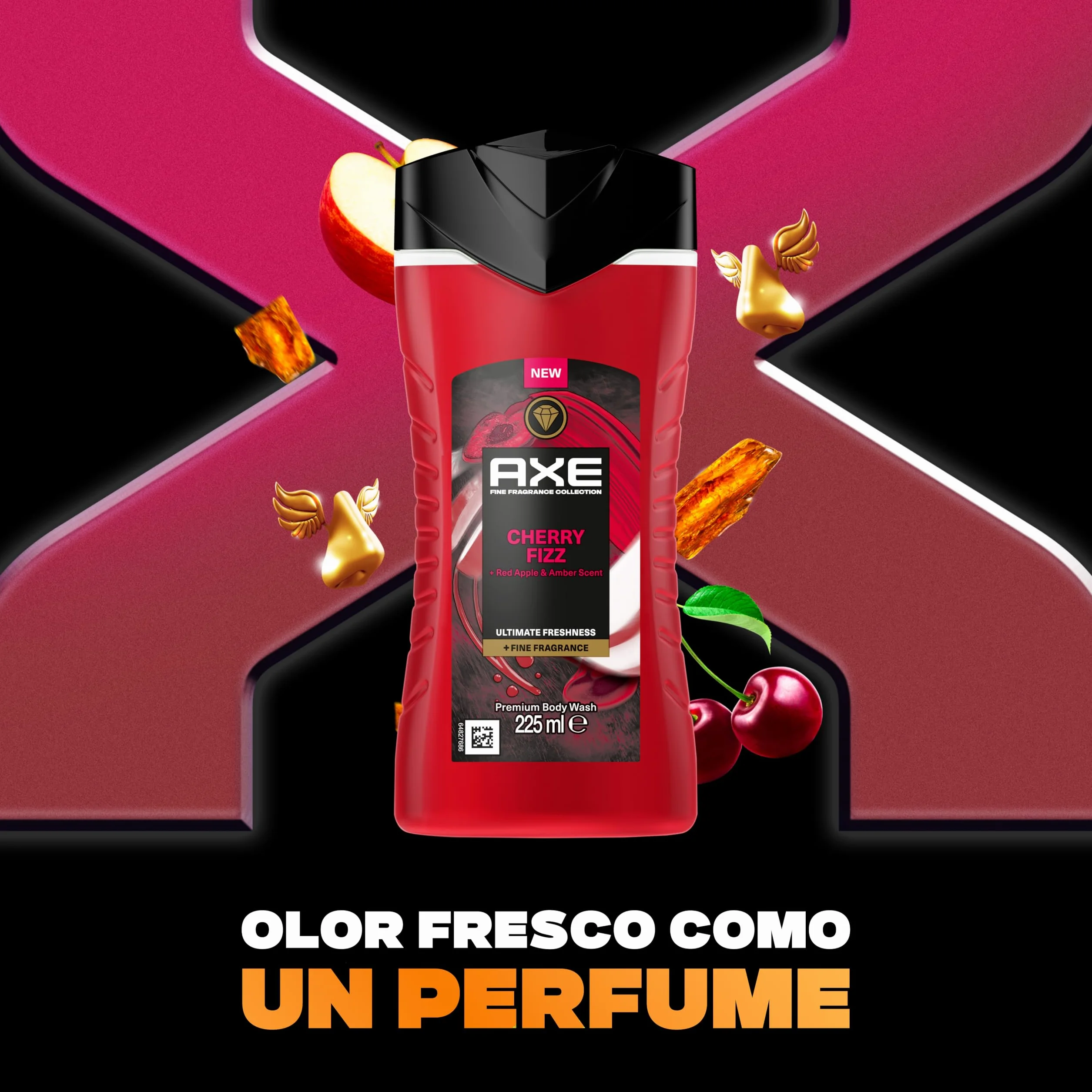 Axe Gel Cherry 225 ml