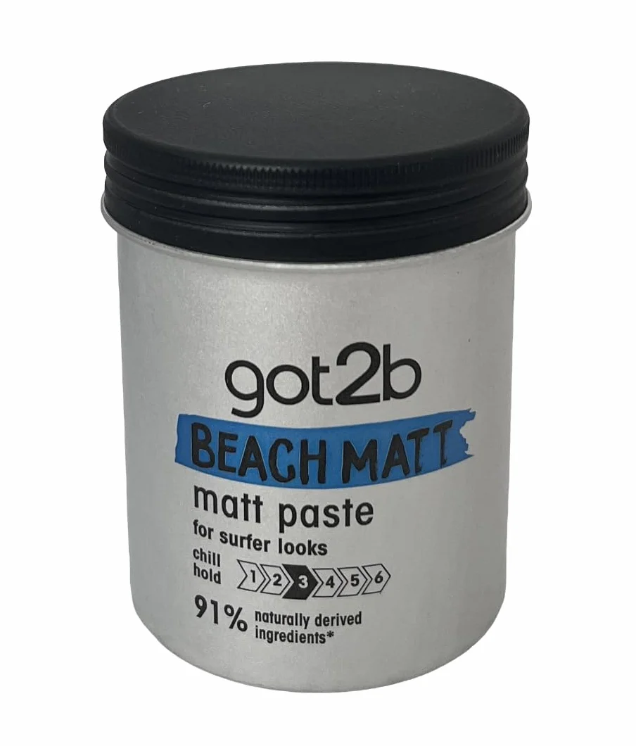 got2b Pasta de peinado de playa mate para hombres 100 ml