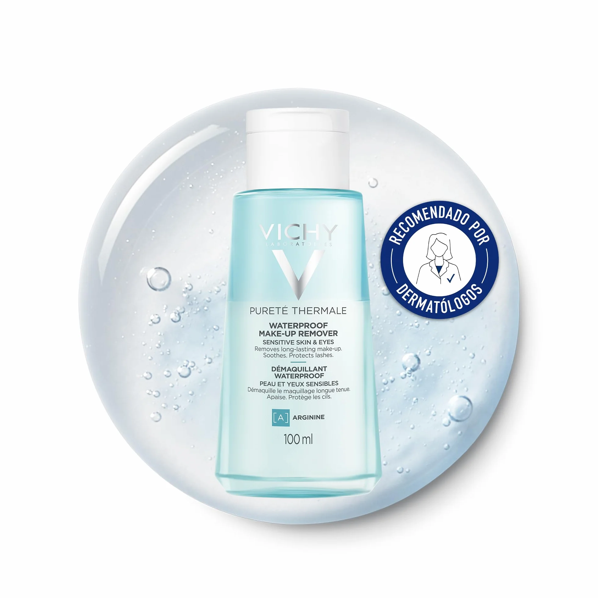 Vichy Desmaquillante de Ojos Waterproof 100ml Pureté Thermale Hipoalergénico