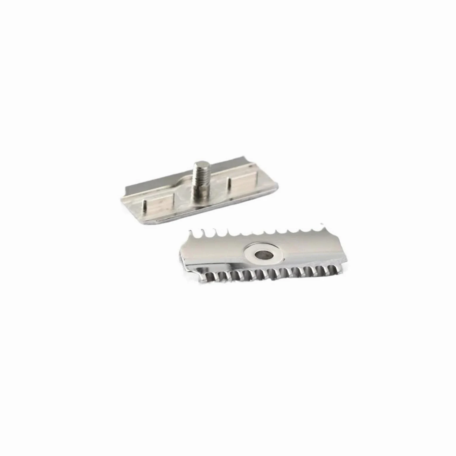 , Compatible Con YAQI, Cabezal De Afeitar De Seguridad De Doble Peine Pulido De Acero Inoxidable 316 Con Espacio De Hoja De 0,7mm