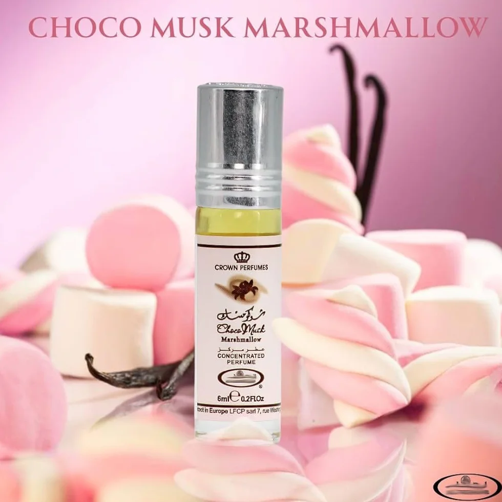 Choco Musk Marshmallow 6ml Aceite Perfumado - Perfume Fragante para Hombres y Mujeres