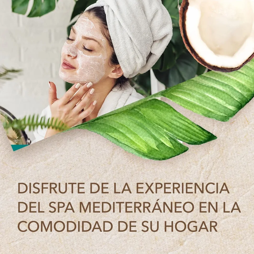 O Naturals Exfoliante de Aceite de Coco y Sal del Mar Muerto, Limpieza Profunda 500gr