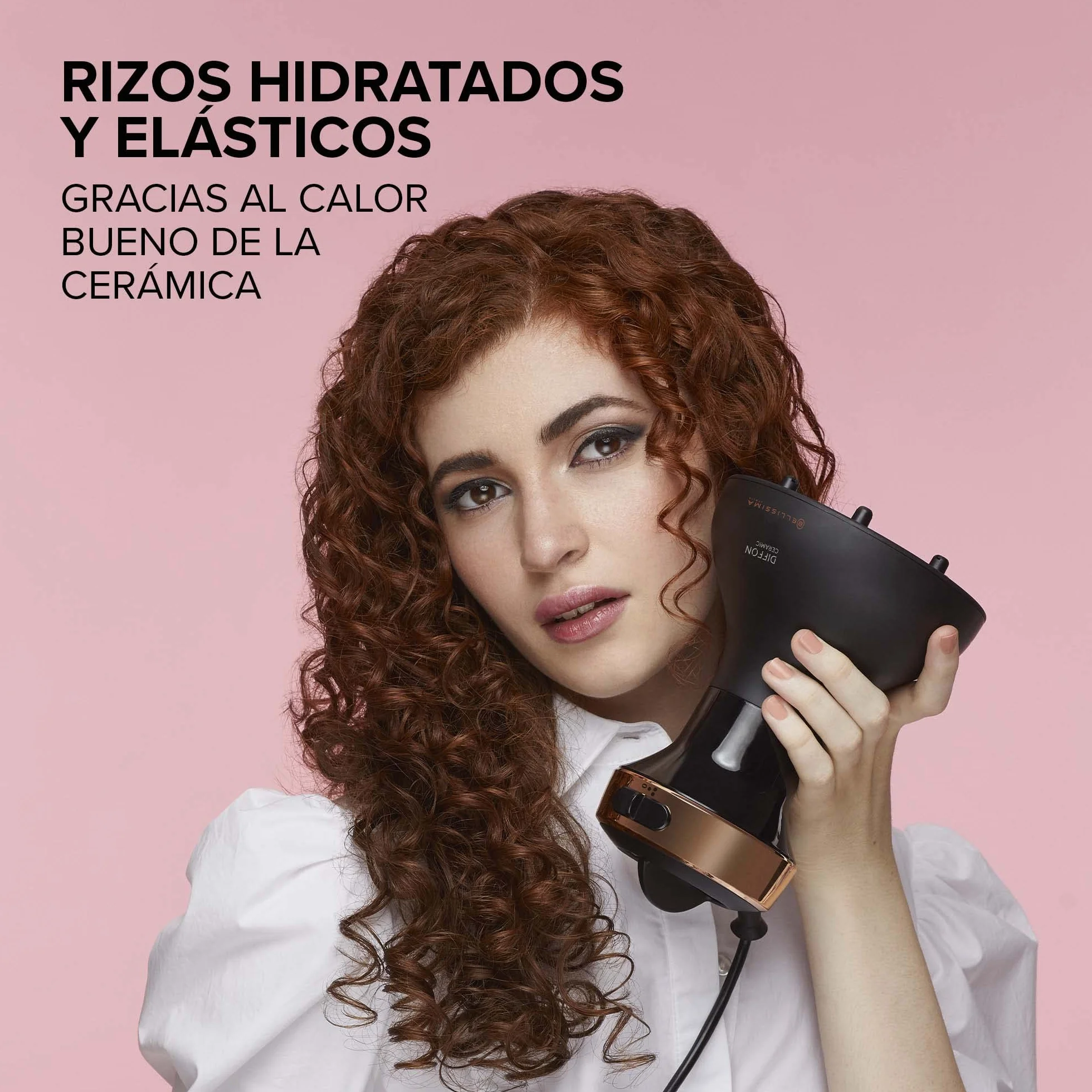 Bellissima Imetec My Pro Diffon Ceramic Difusor de aire caliente para cabello rizado 700 W