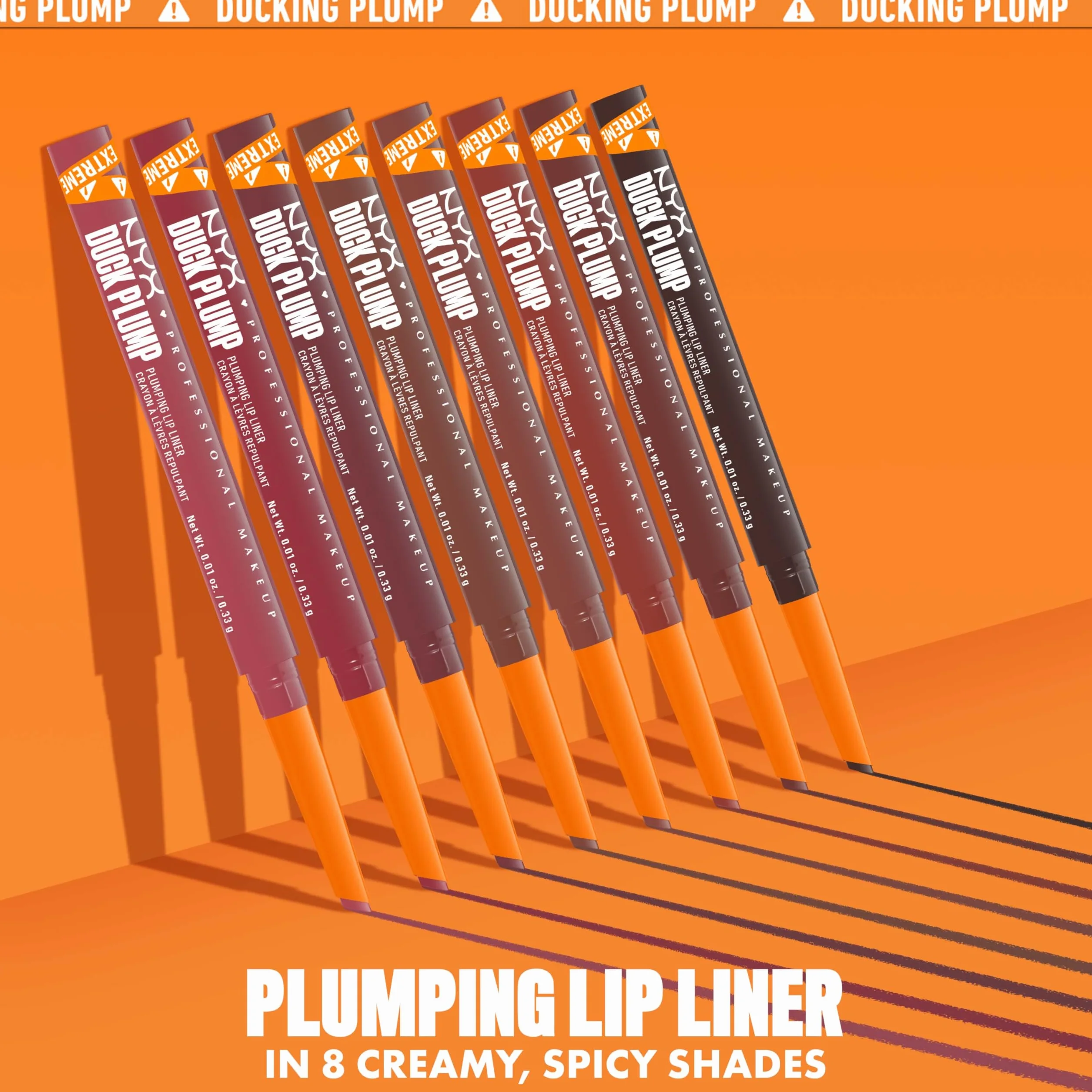 NYX Professional Makeup Duck Plump Lápiz de Labios Efecto Voluminizador Tono Double Dose