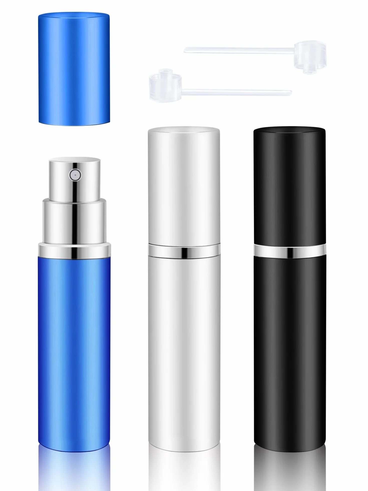 Atomizador Perfume Recargable 5ml 3 Piezas Mini Spray para Viajes