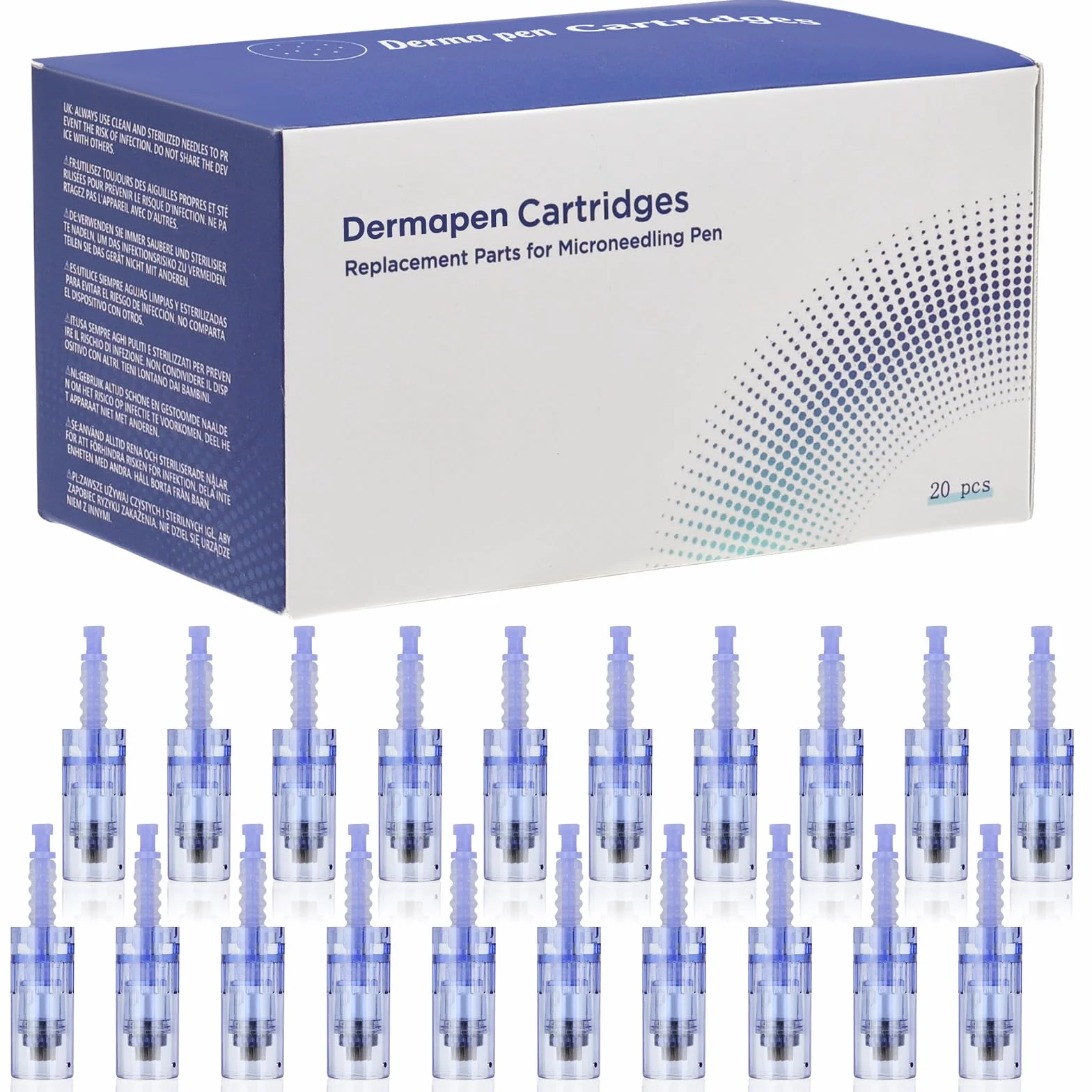 Agujas Dermapen 36 puntas Cartuchos Microneedling para Derma Pen ULTIMA A6 A10 M5 M7 Ranura Bayoneta