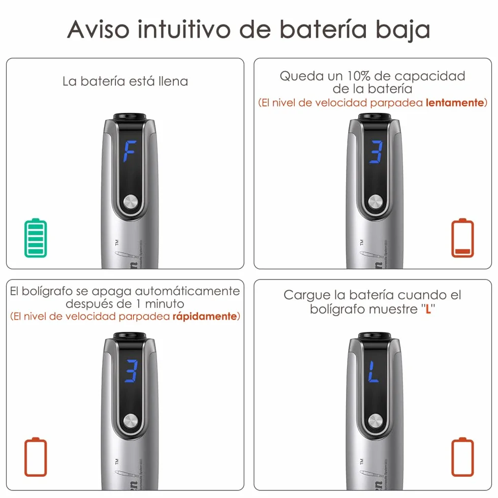 Dr.pen M8S Auténtico Microneedling Inalámbrico 7 Cartuchos