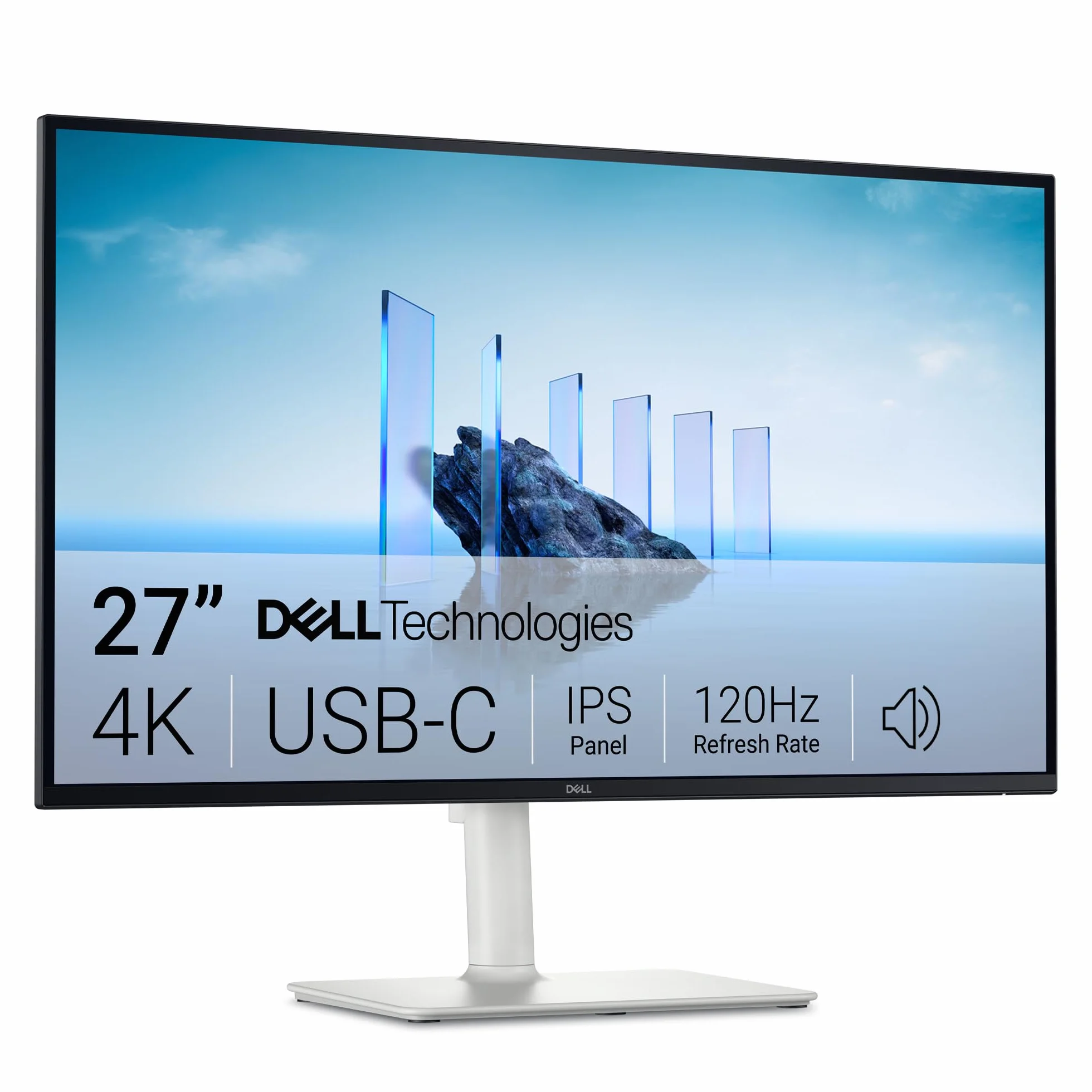 DELL 27 Plus USB-C Monitor S2725QC 4K UHD 3840x2160 120Hz IPS AMD FreeSync Premium 99% sRGB Ajuste de Altura Altavoces Integrados
