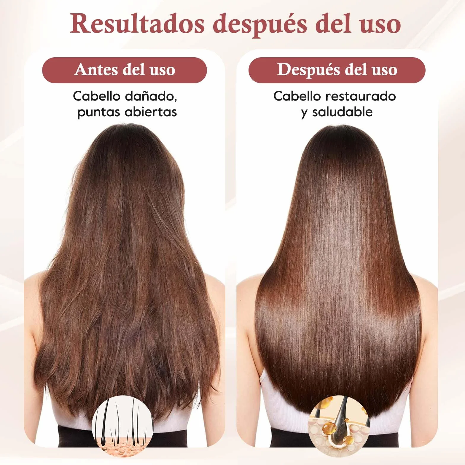 DEWEL Gorro Termico, Acondicionador Profundo para Cabello, Control Inteligente de Temperatura en 10 Etapas