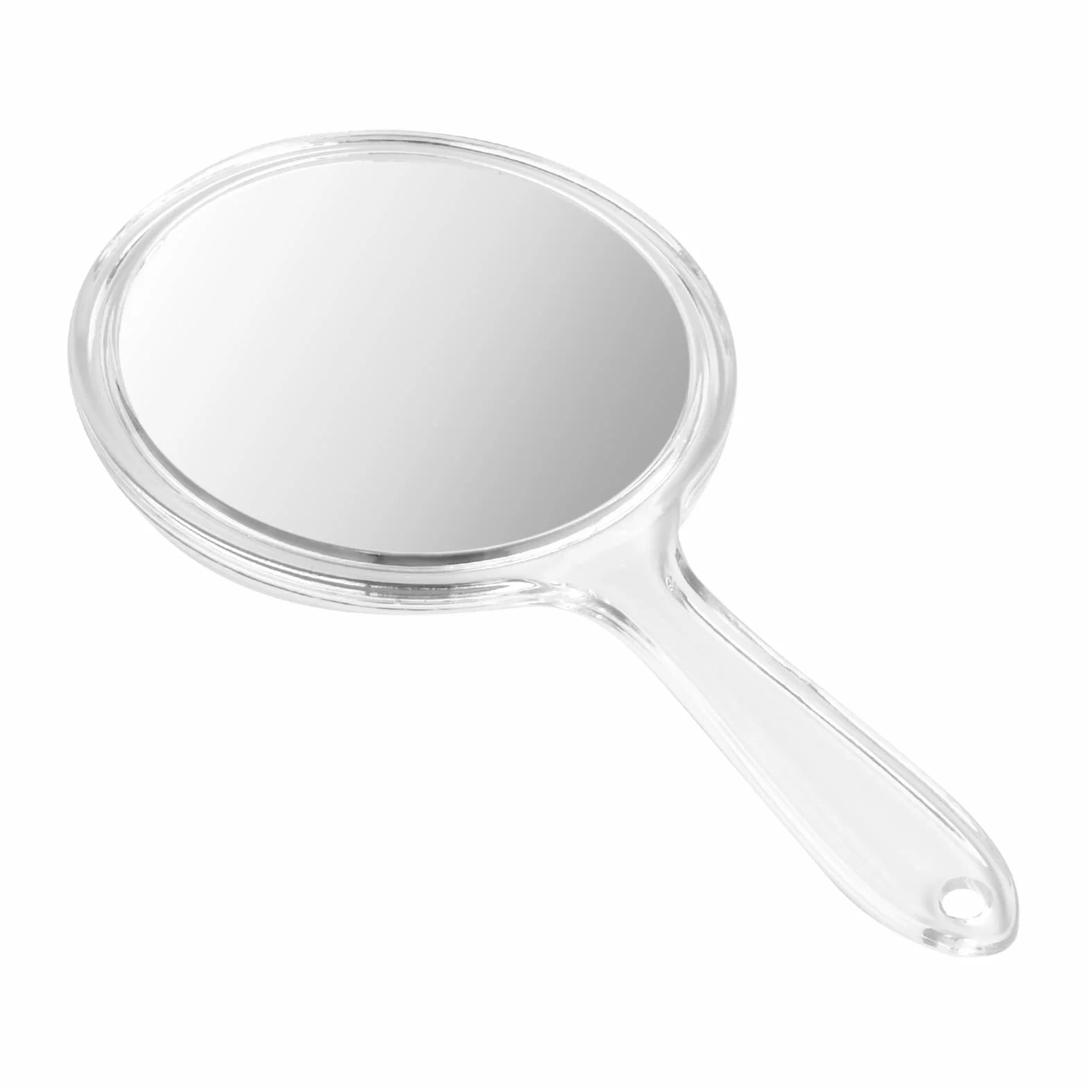 Espejo de Mano Doble Cara 1X/3X Aumento Redondo para Maquillaje