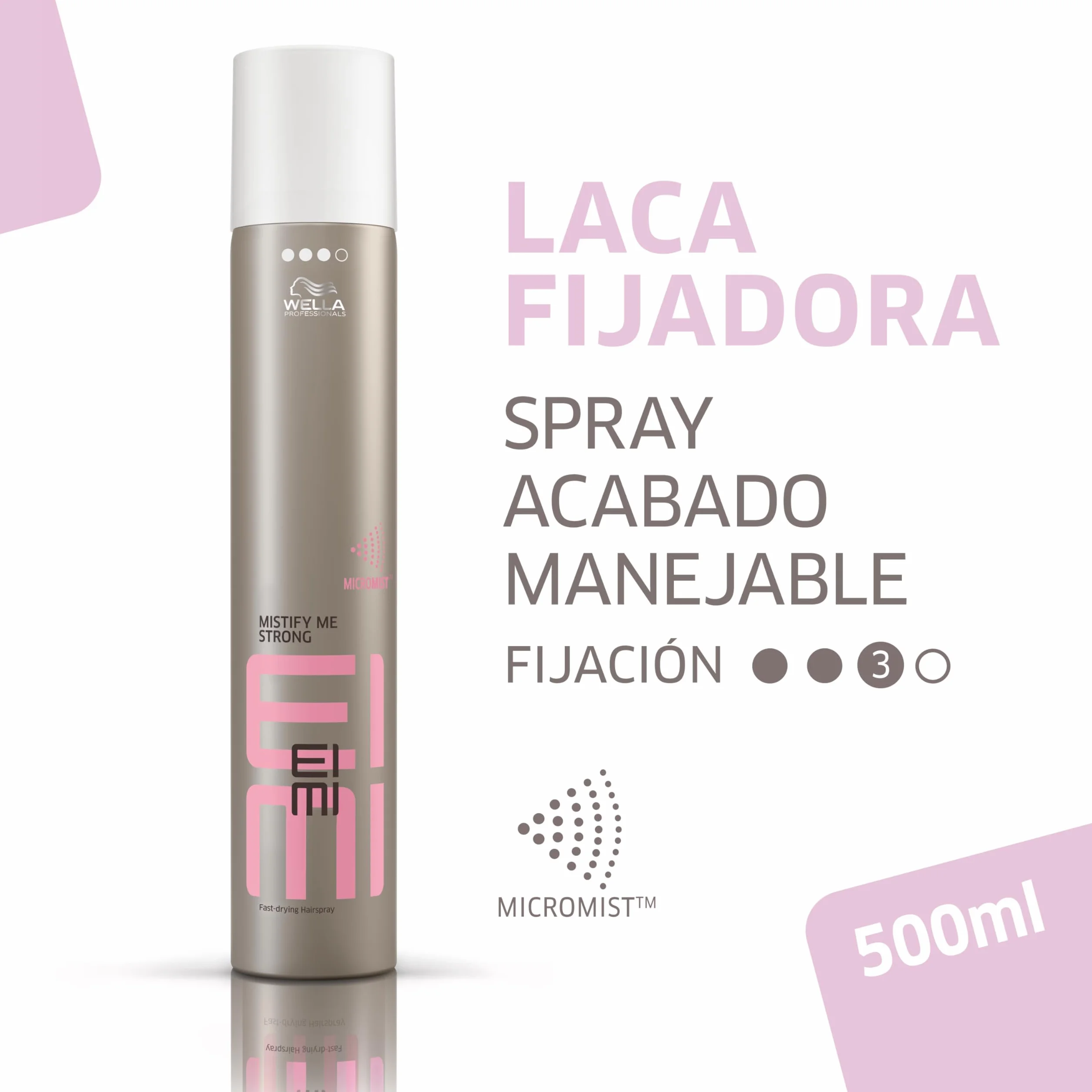 Wella Professionals EIMI Mistify Strong Laca Fijación fuerte 500ml