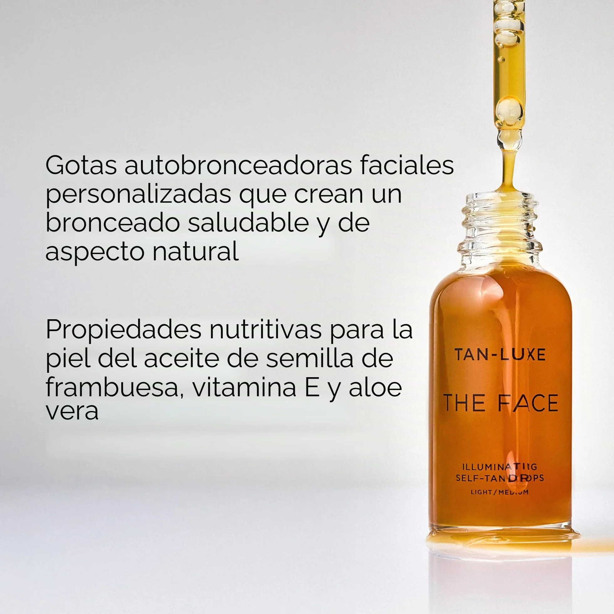 TAN-LUXE THE FACE Gotas autobronceadoras medianas 10 ml