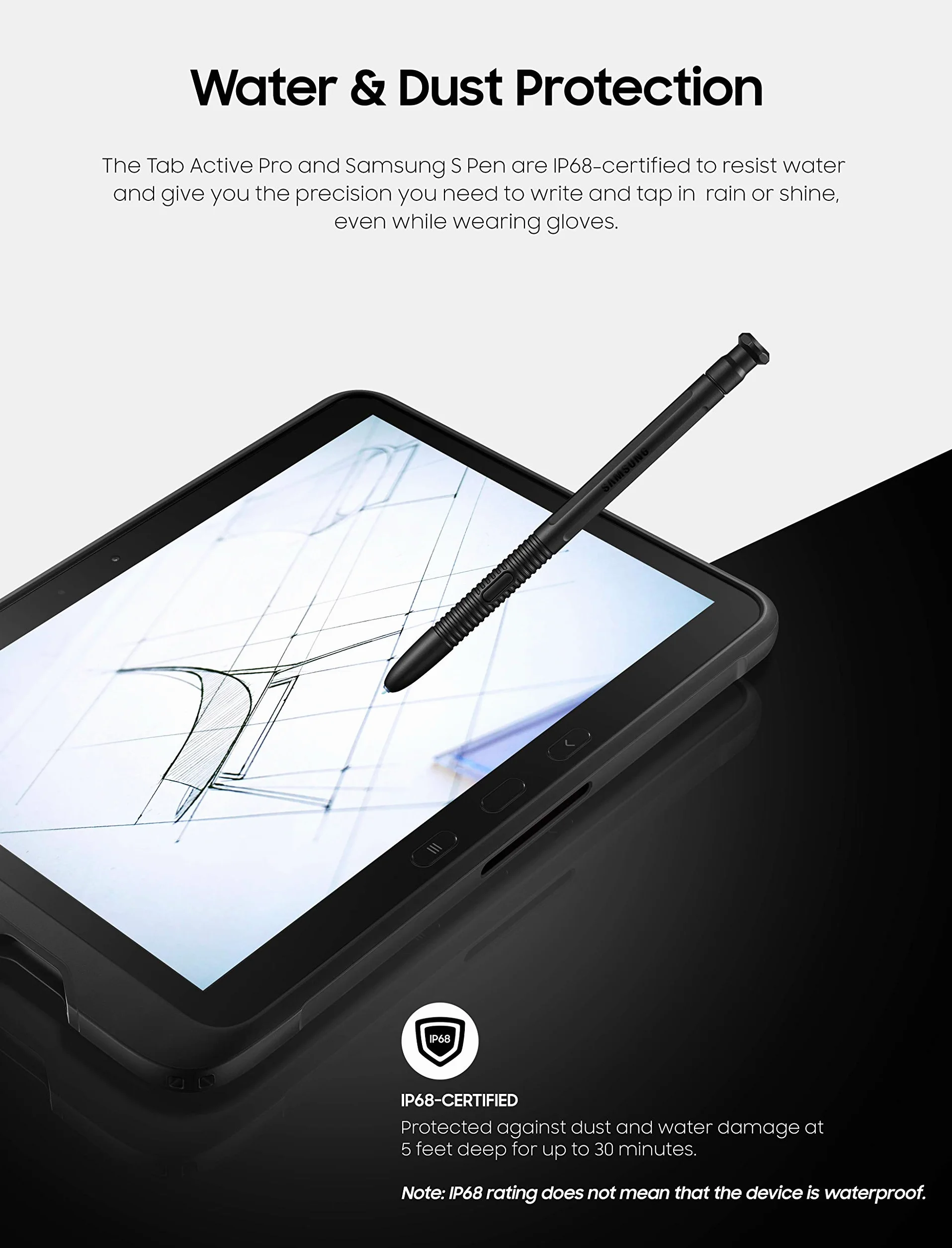 Galaxy Tab Active Pro WiFi 10.1" 64GB Czarny Reacondicionado