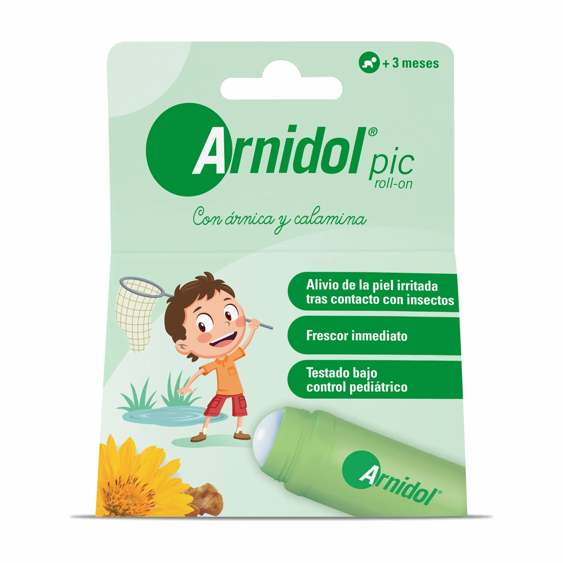 Arnidol Pic Roll On Calma Refresca Alivia Piel Insectos Árnica Boswelia Calamina 30 ml