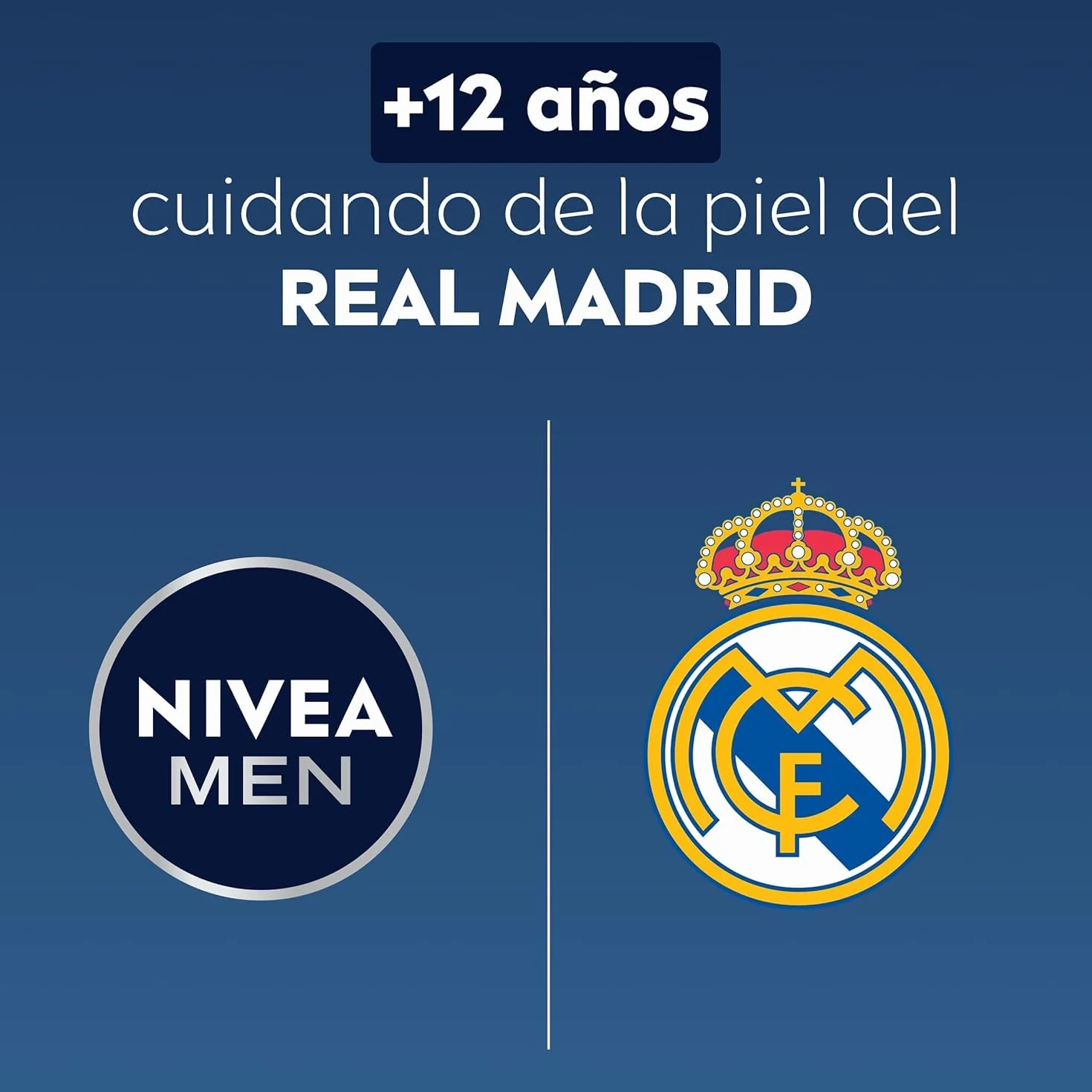 NIVEA MEN Pack Real Madrid Edición Limitada - Sensitive Aftershave 100 ml, Desodorante Spray Deep 150 ml, Gel de Ducha Deep 250 ml, NIVEA Creme 150 ml