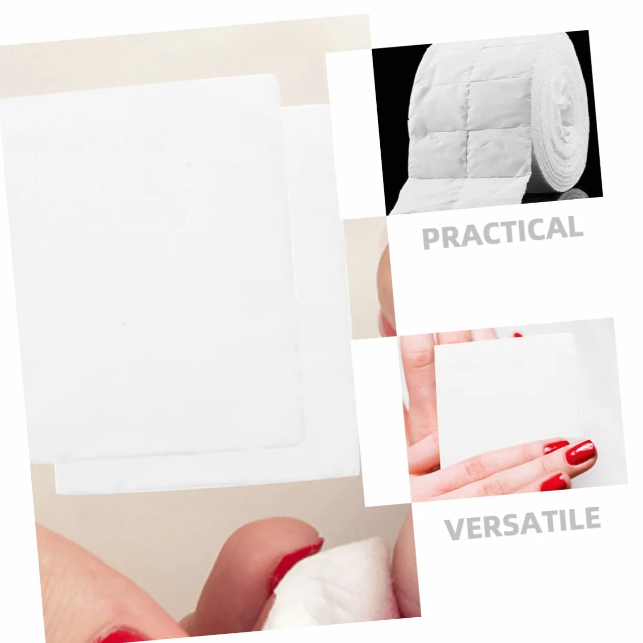 NOLITOY 10rollos Toallas De Manicura De Alta Absorbencia Para Quitar Esmalte De Paños Suaves Para Cuidado De Uñas y Limpieza De Esmalte Para Uso Profesional y Doméstico