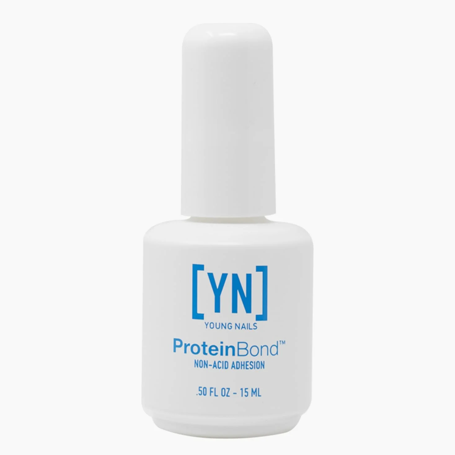 Protein Bond - Base de uñas sin ácidos, adherencia mejorada para esmaltes de gel y acrílico, deshidratador de uñas, fijador de pH para uñas de gel, 12 ml