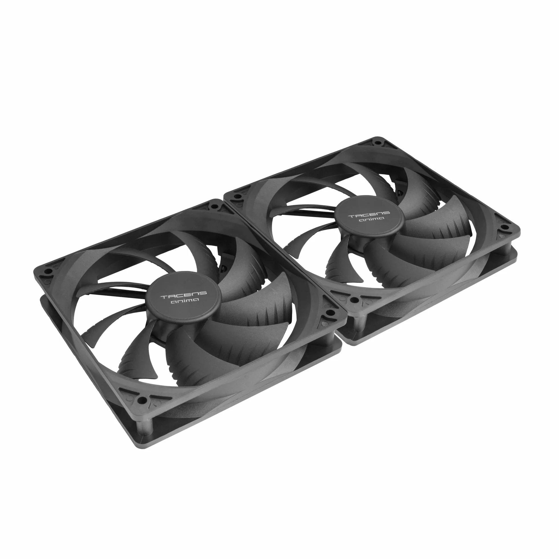 Tacens Anima AF12X2 Kit 2x Ventiladores 120mm Ultrasilencioso Rodamientos FLUXUS Negro