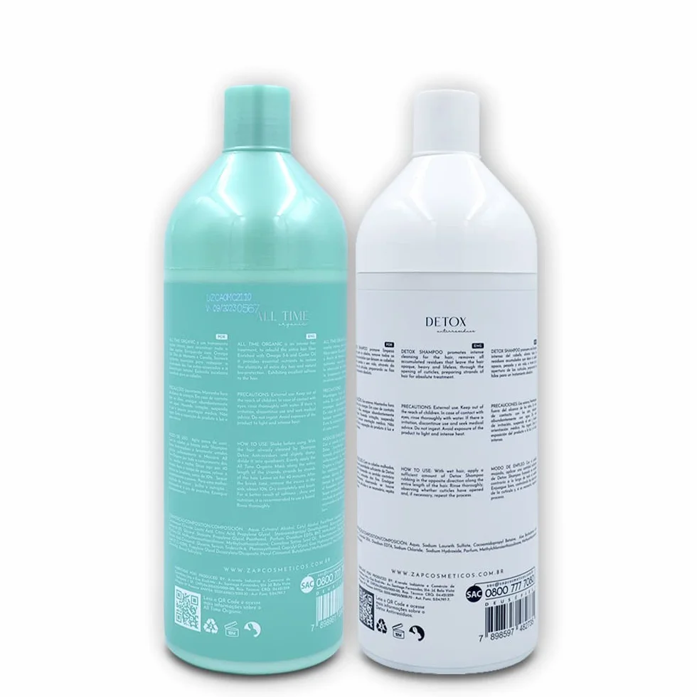 Zap All Time Smoothing System Organic Long-lasting Straightening 2x1L