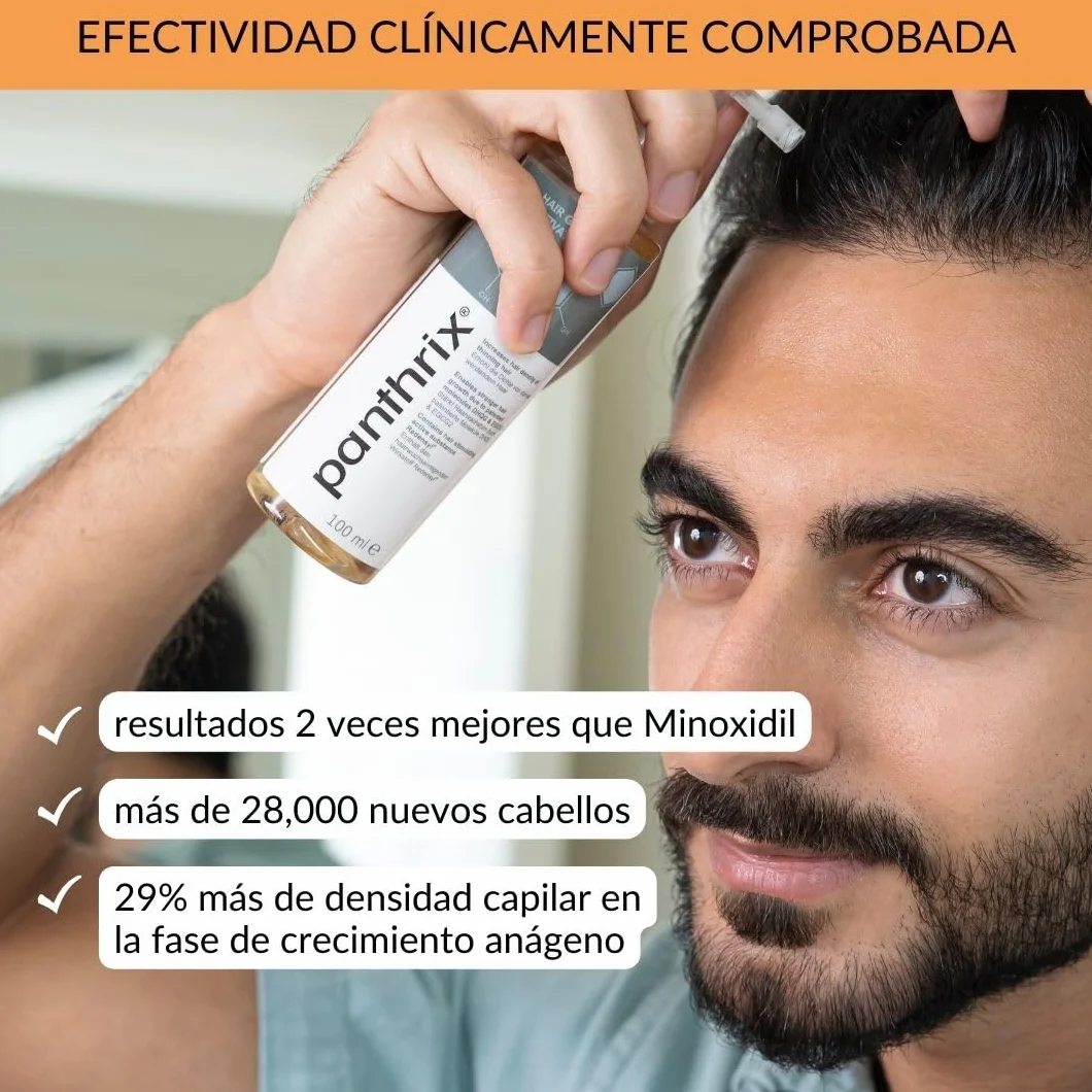 Panthrix Activador Crecimiento Cabello Spray 100 ml Tónico Alta Dosis Hombres Mujeres