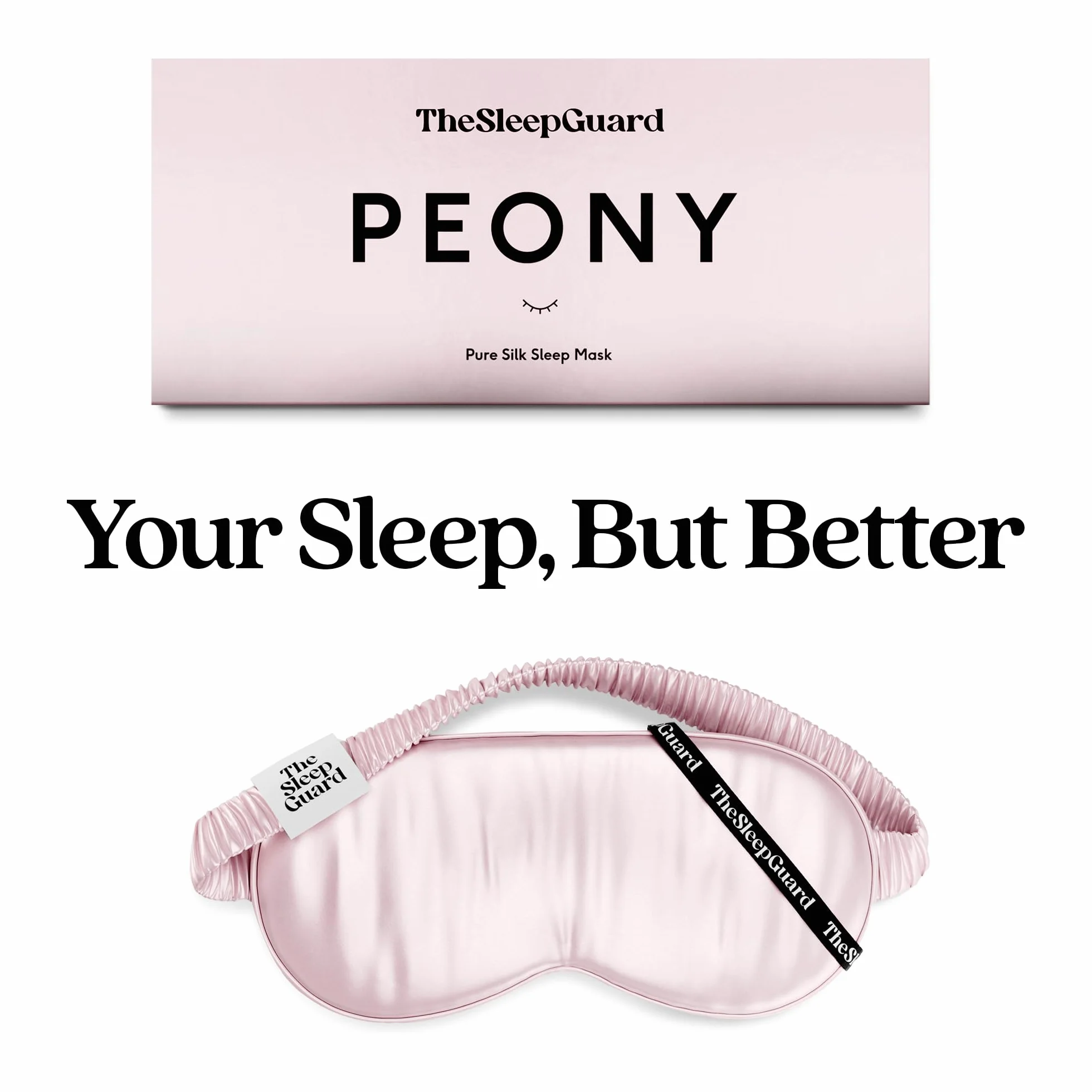 TheSleepGuard Antifaz para dormir de seda pura [100 % seda de morera 6A de 22 momme] Esenciales de viaje que bloquean la luz. Las mejores máscaras antienvejecimiento para dormir. Vendas para los ojos