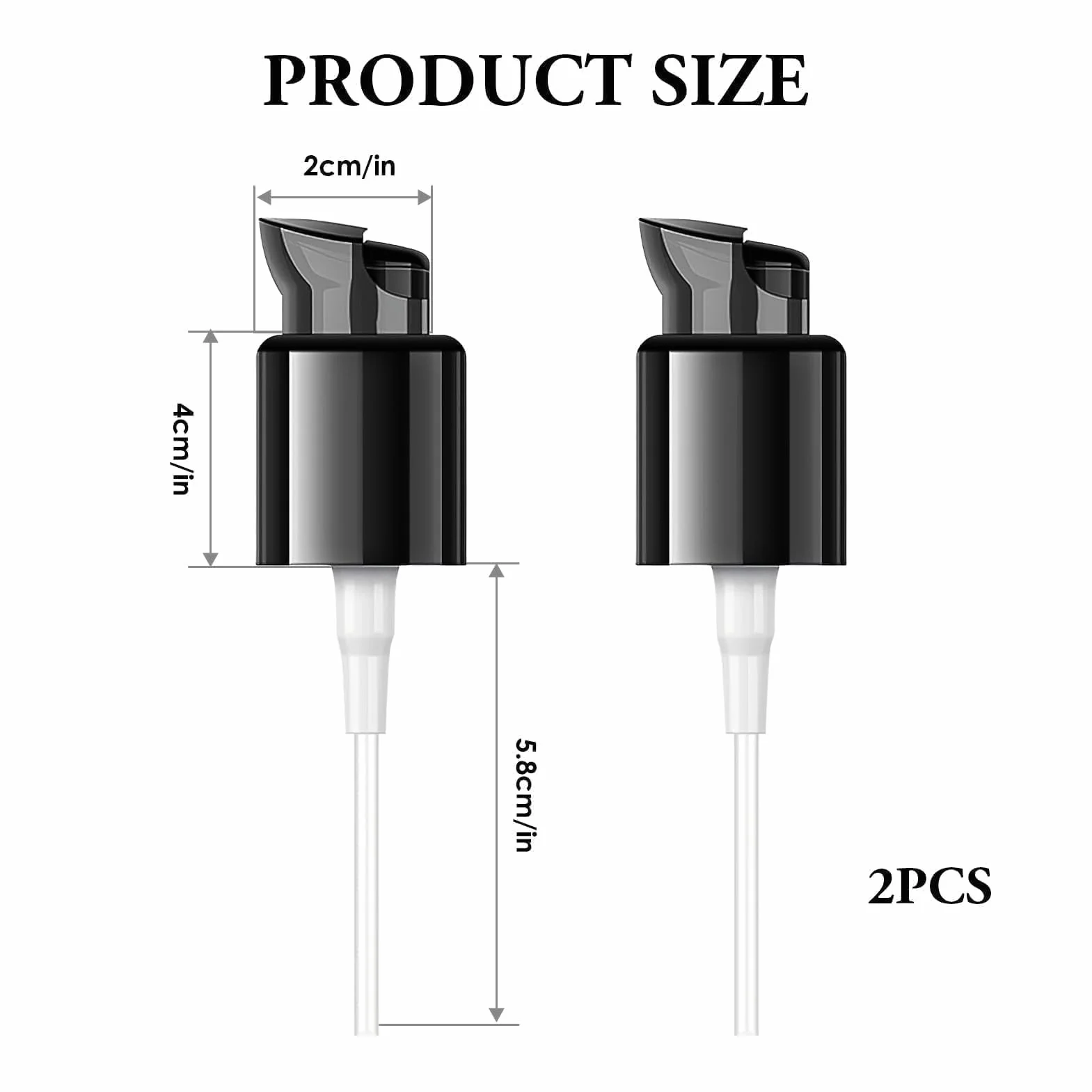 Bombas de Repuesto para Base de Maquillaje MAC y Estée Lauder, Dosificador de Plástico con Tubo y Tapa