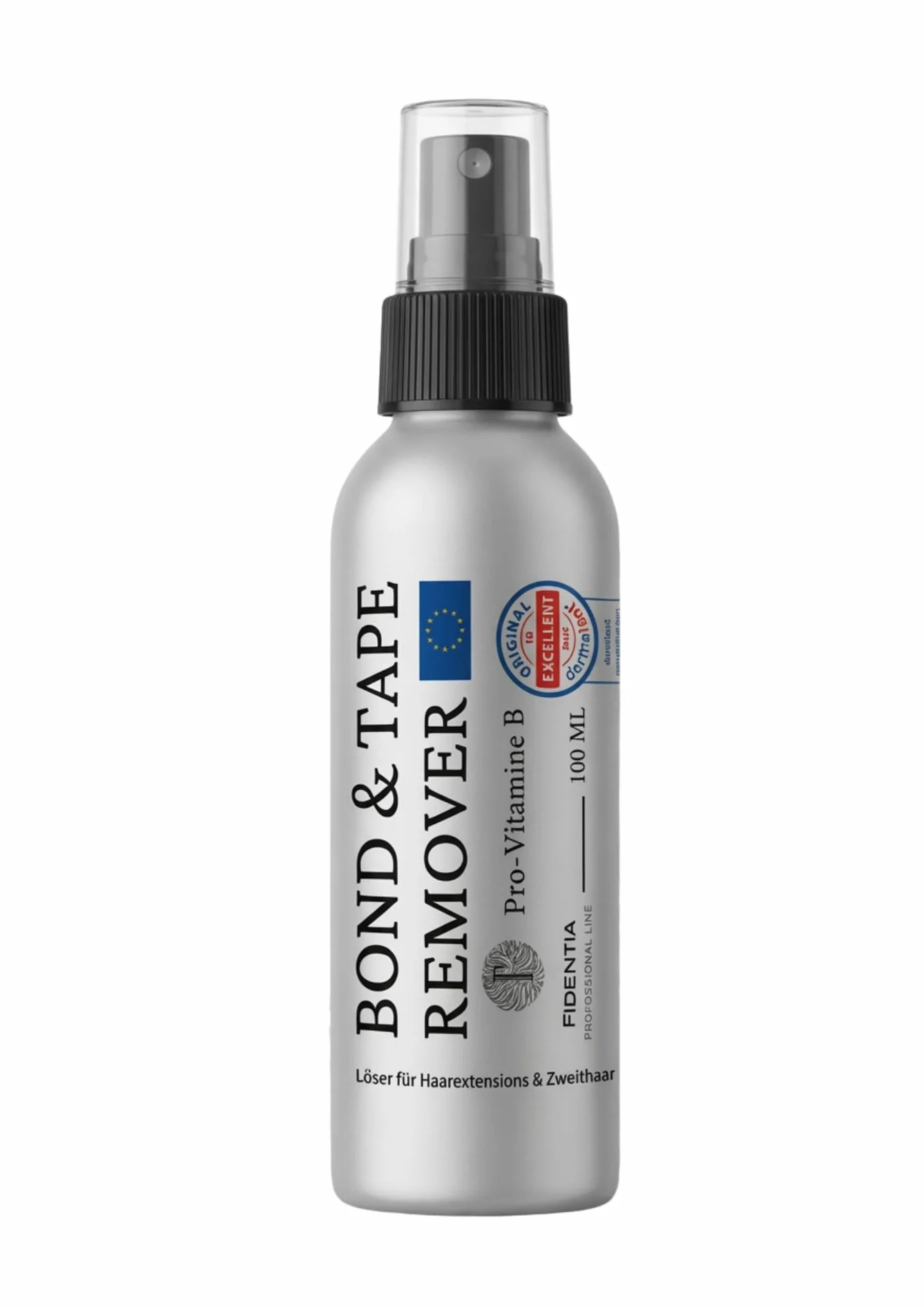 Fidentia Bond and Tape Remover Spray 100 ml Removedor de Adhesivo para Extensiones de Cabello