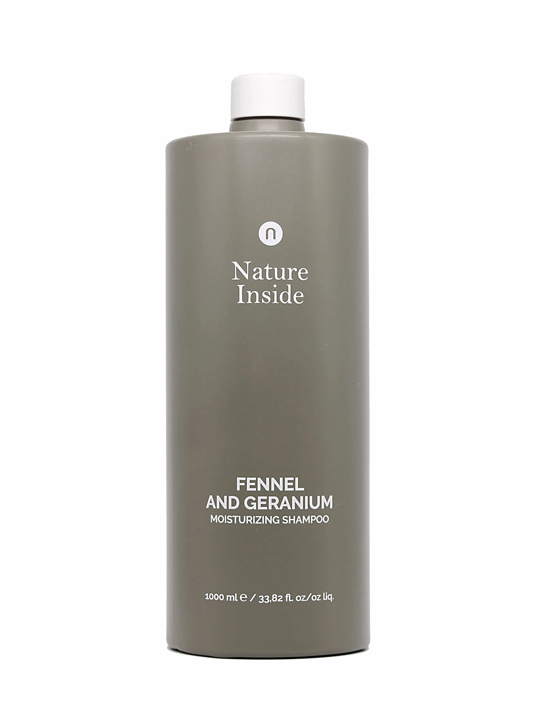 Naturalmente - Champú hidratante de hinojo y geranio, 1000 ml