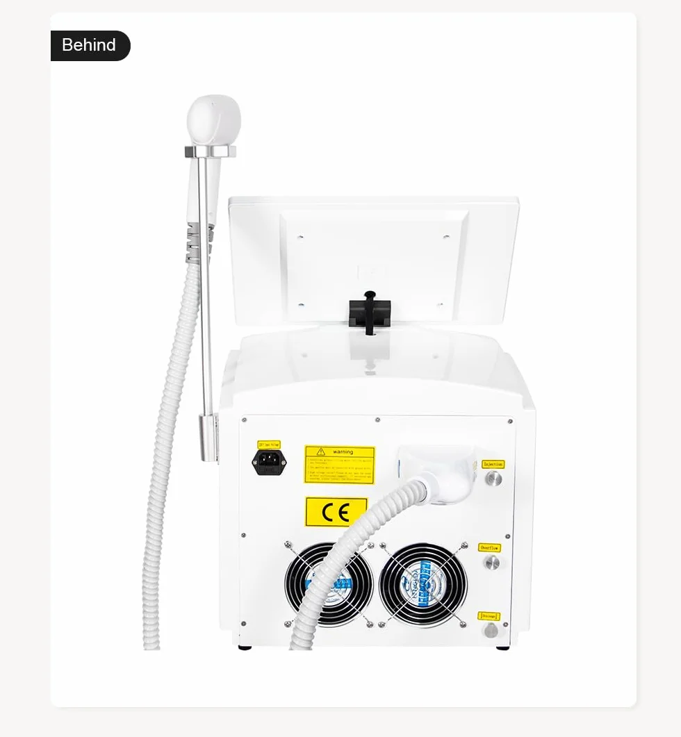 Máquina Depilación Láser Diodo 808nm Profesional para Rostro y Cuerpo