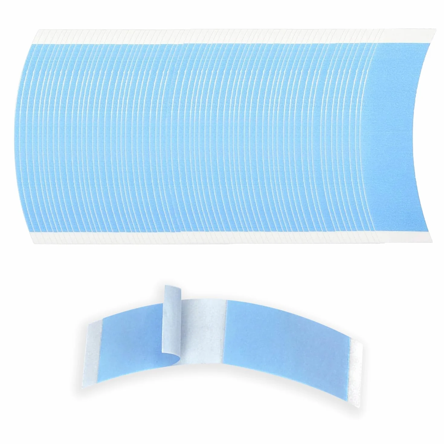 Cinta de Doble Cara para Pelucas Impermeable 60 Piezas, Cinta de Peluca Delantera Invisible
