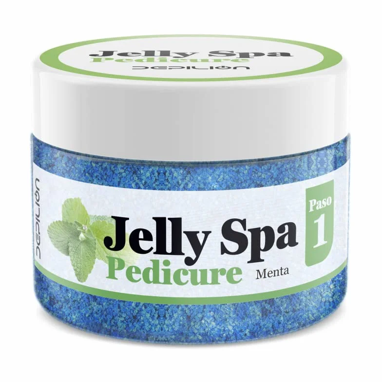 Pack Jelly Spa Pedicure - Paso 1: Menta 350g - Paso 2: 650g - Depilion