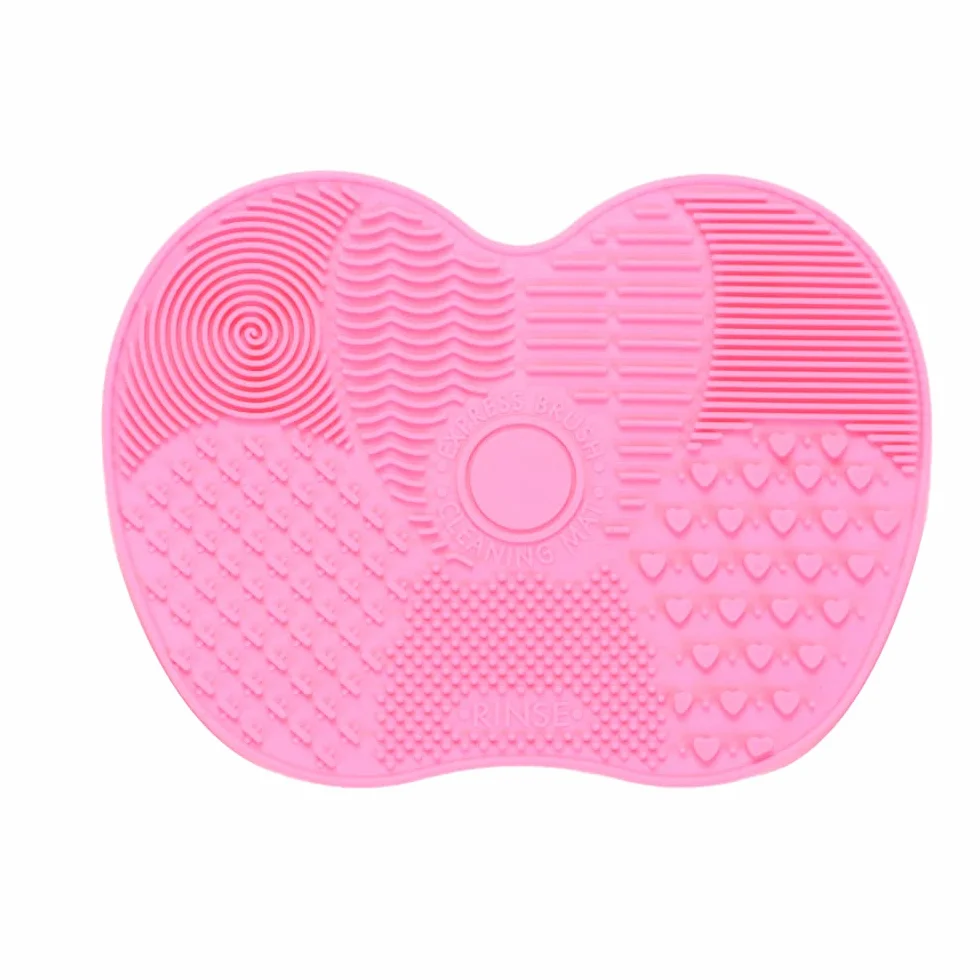 Silicona Alfombrilla de Limpieza de Brochas de Maquillaje Cepillo Cosmético