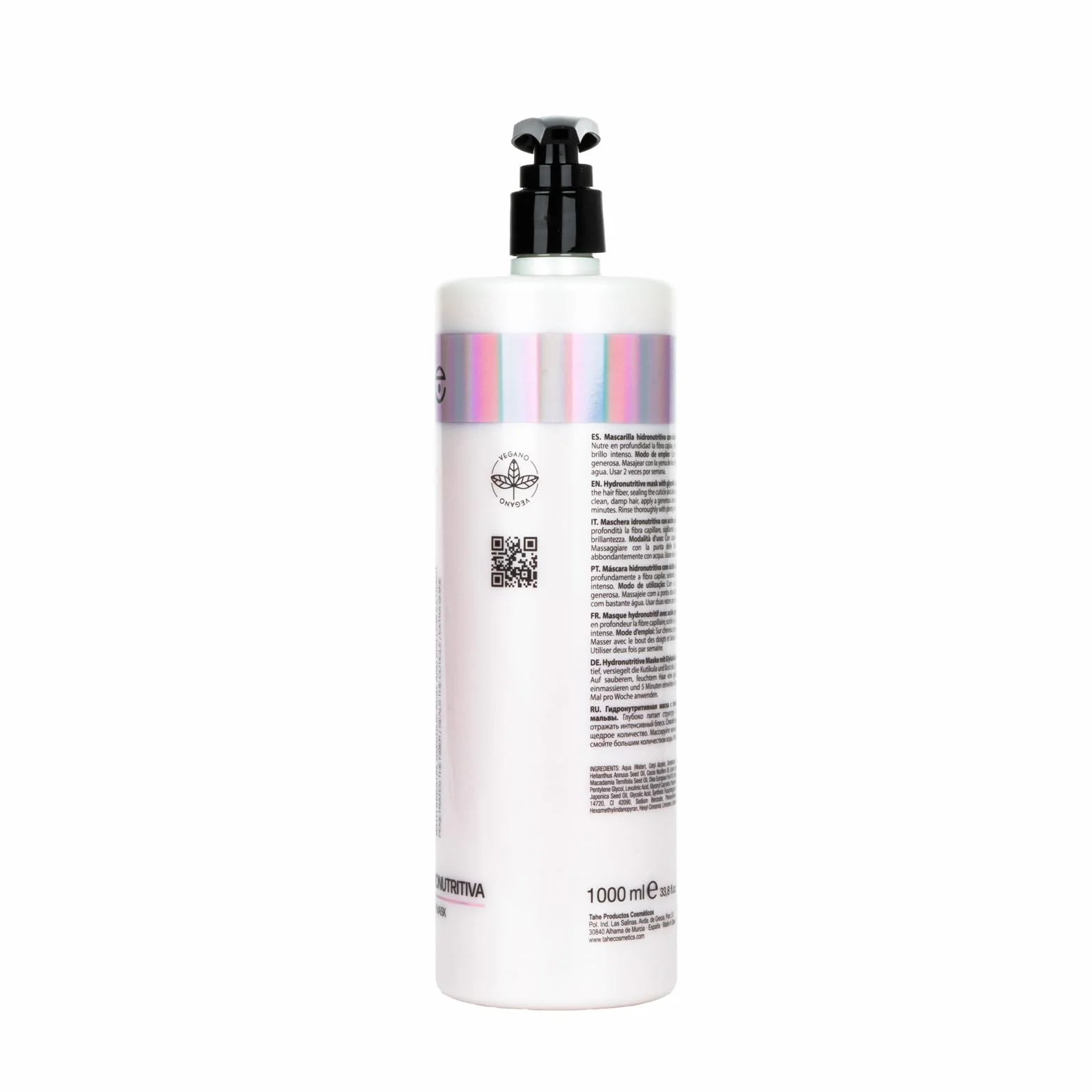 Tahe K-Glicolic Mascarilla capilar hidronutritiva con Ácido Glicólico y Queratina 1000 ml