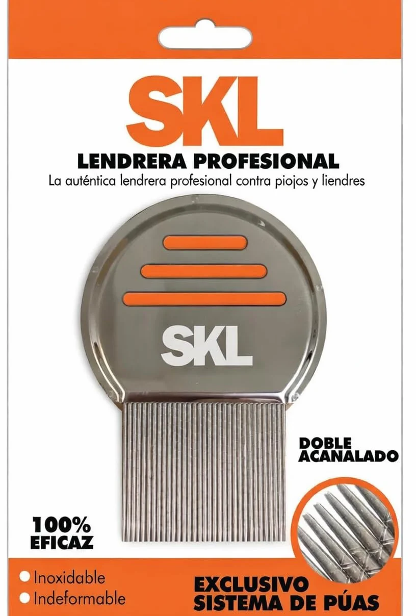 Lendrera SKL PREMIUM 2 Grado A+ Eliminar Piojos y Liendres Tratamiento Dermatólogos