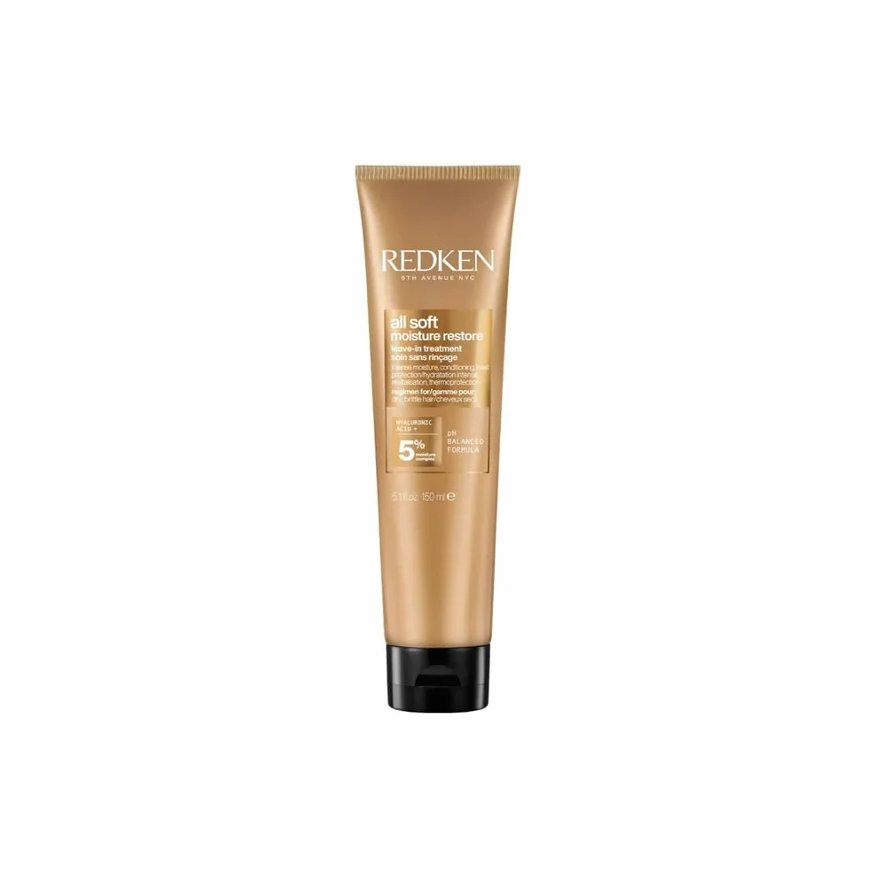 Redken All Soft Tratamiento Revitalizante Sin Aclarado 150 ml Hidratación Profunda Ácido Hialuronico 5% Moisture Complex