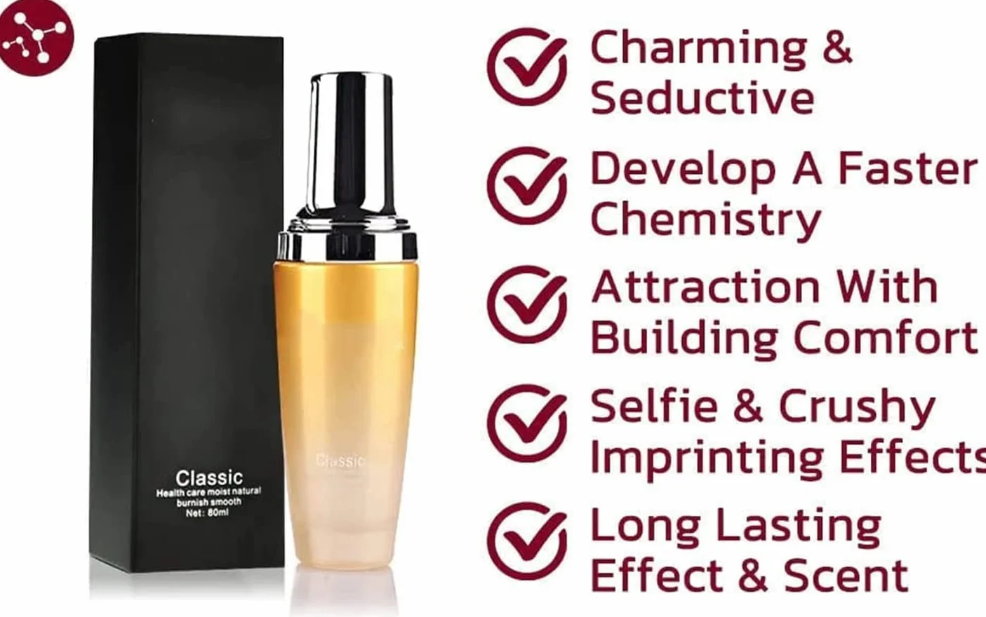 Aceite capilar de feromonas Golden Lure, perfume marroquí larga duración, 1 unidad