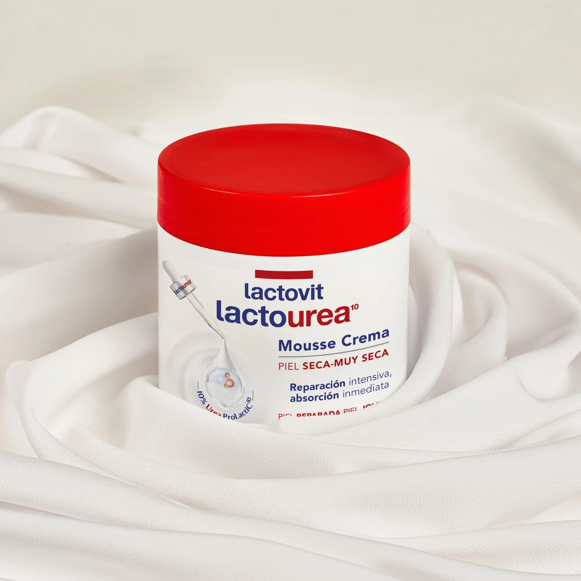 Lactovit Mousse Crème Lactourea Hidratante 24h 400 ml Piel Muy Seca
