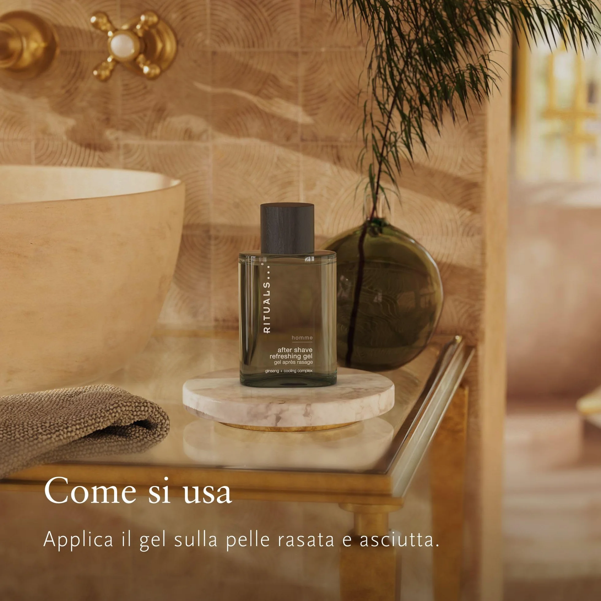RITUALS After Shave Refreshing Gel Homme Collection Ginseng & Cooling Complex 100 ml