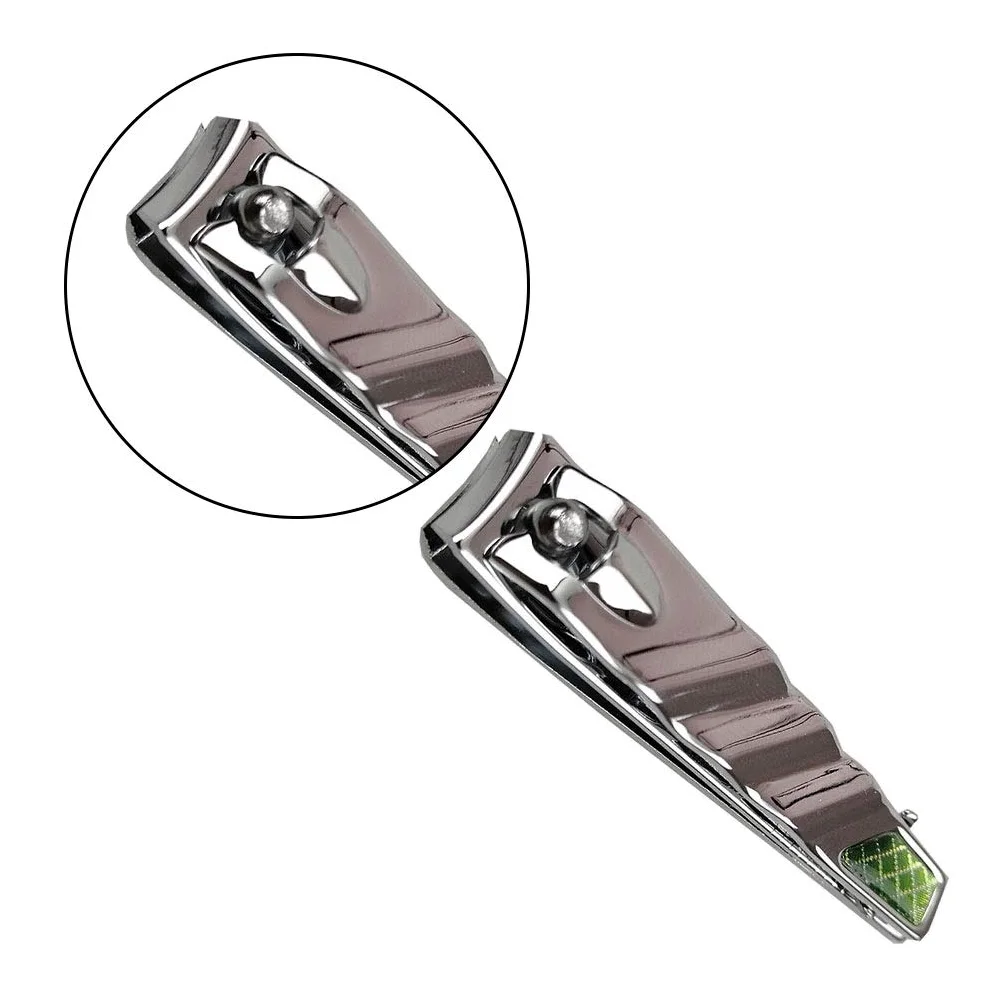 XIANGFAZJD Cortauñas Clippers de uñas para Adultos Clippers de uñas de Plata de Acero al Carbono 57 * 10 mm cortadores de uñas portátiles