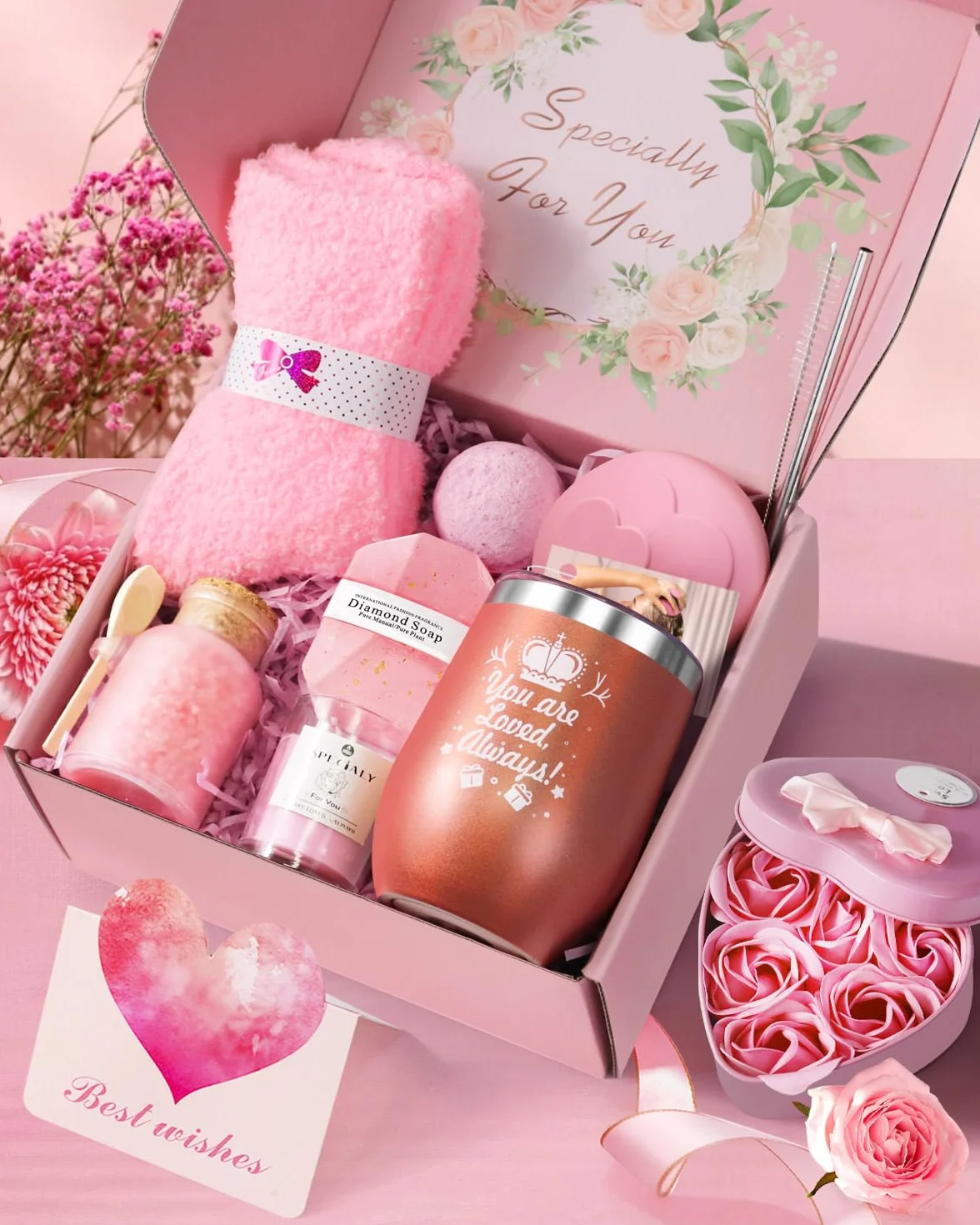 LIVEHITOP Regalos Originales para Mujer Set San Valentín Día de la Madre Navidad