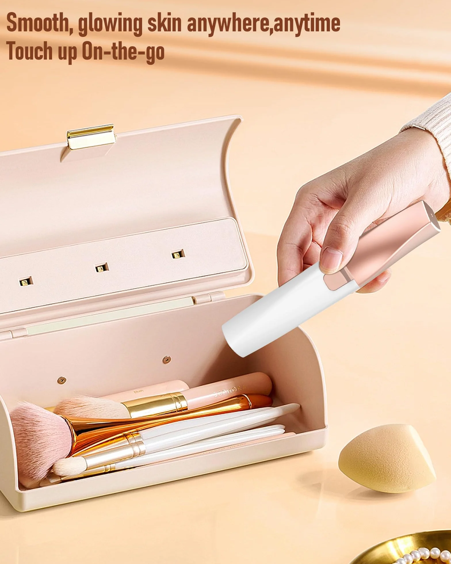 Rasuradora Facial Mujer recortadora de cejas electrica: iFANZETECH Rasuradora Facial Electrica Eliminar el Vello sin Dolor con Luz Smartlight Labio Superior, Barbilla, Mejillas y Cejas Regalo Mujer