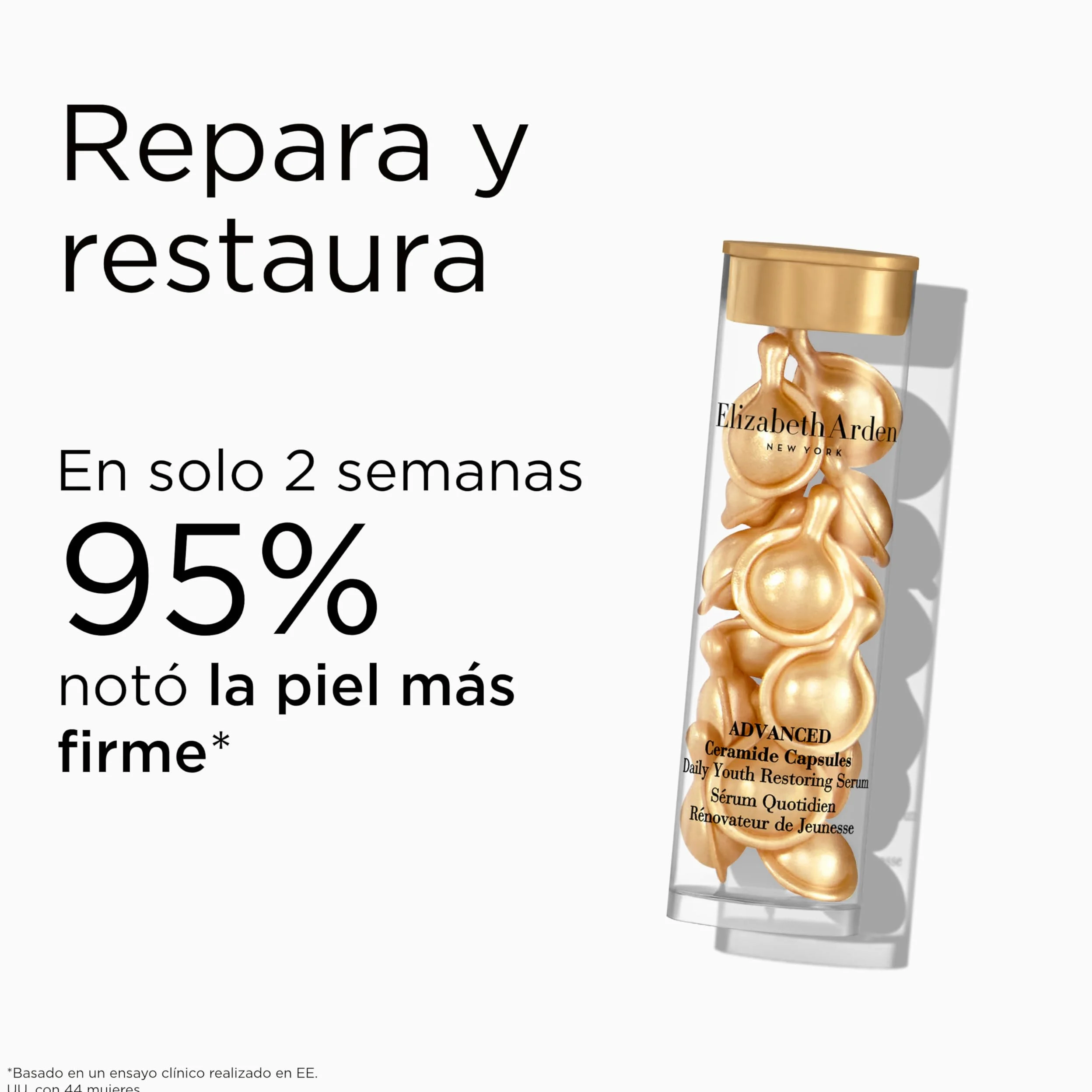 Elizabeth Arden - Uplifting Moments Set Regalo 3 Piezas, Cápsulas en Sérum Antiedad Advanced Ceramide, Crema de Noche Lift and Firm y Crema de Día SPF 15, Rutina de Skincare Hidratante y Reafirmante