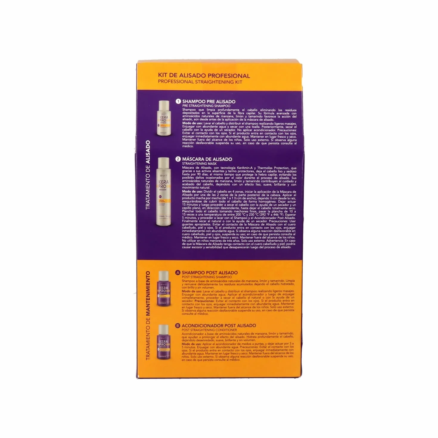 Kativa Bmt Kerapro Advance Kit De Alisado